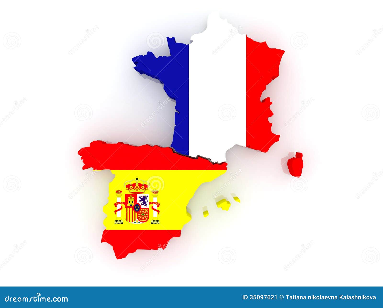 Map of Spain and France  Map of spain, France map, Spain travel