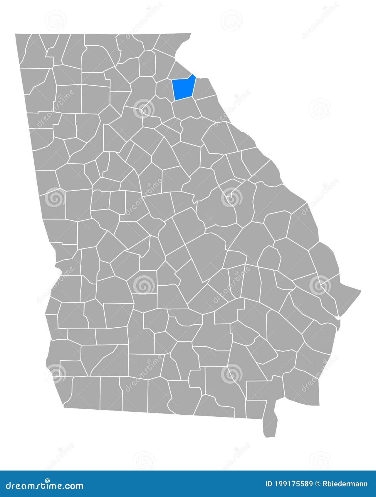 Map of Franklin in stock vector. Illustration of isolated