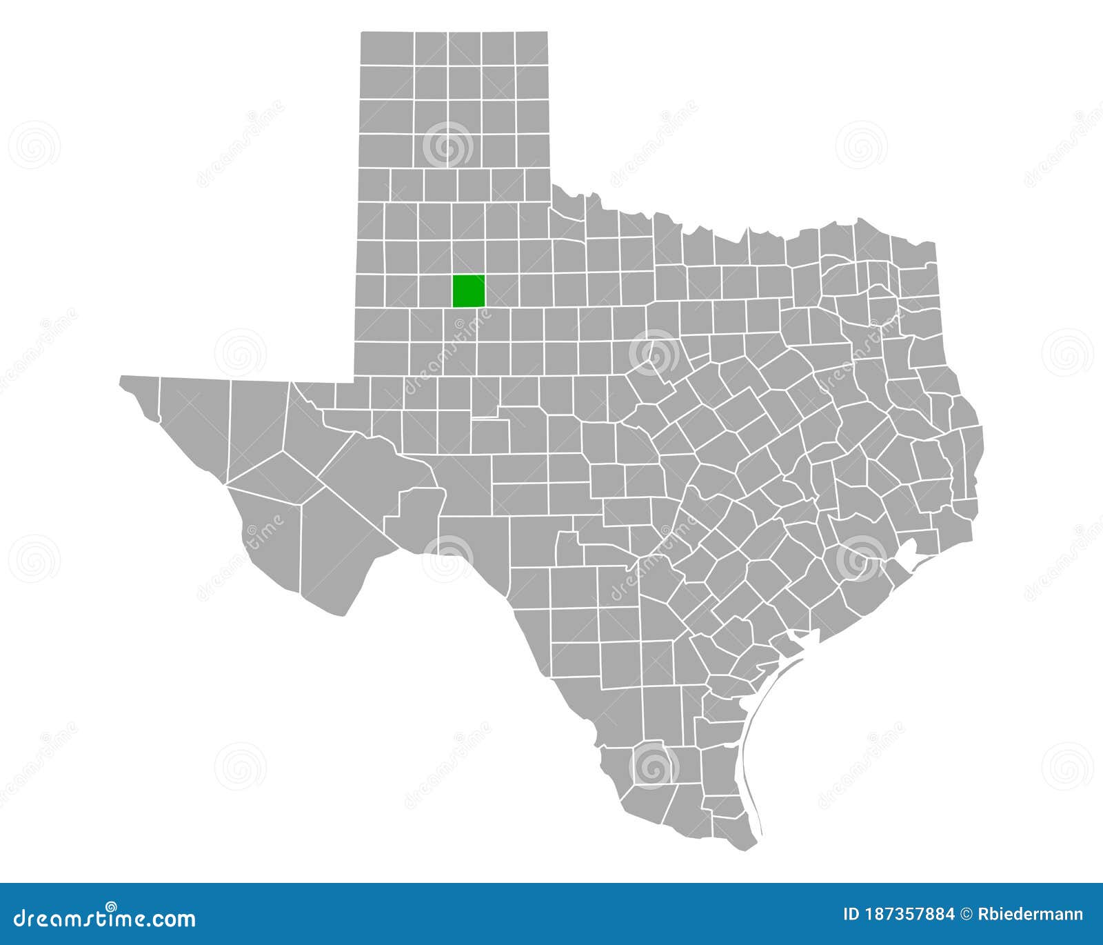 map of garza in texas