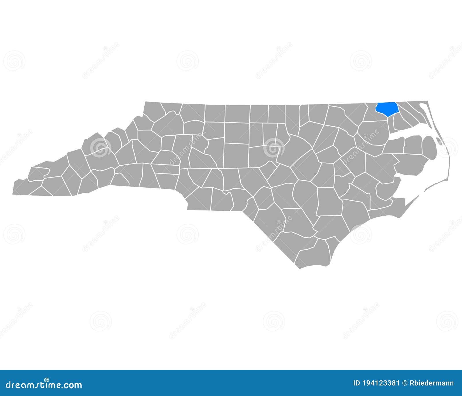 Map of Gates in North Carolina Stock Vector Illustration of vector