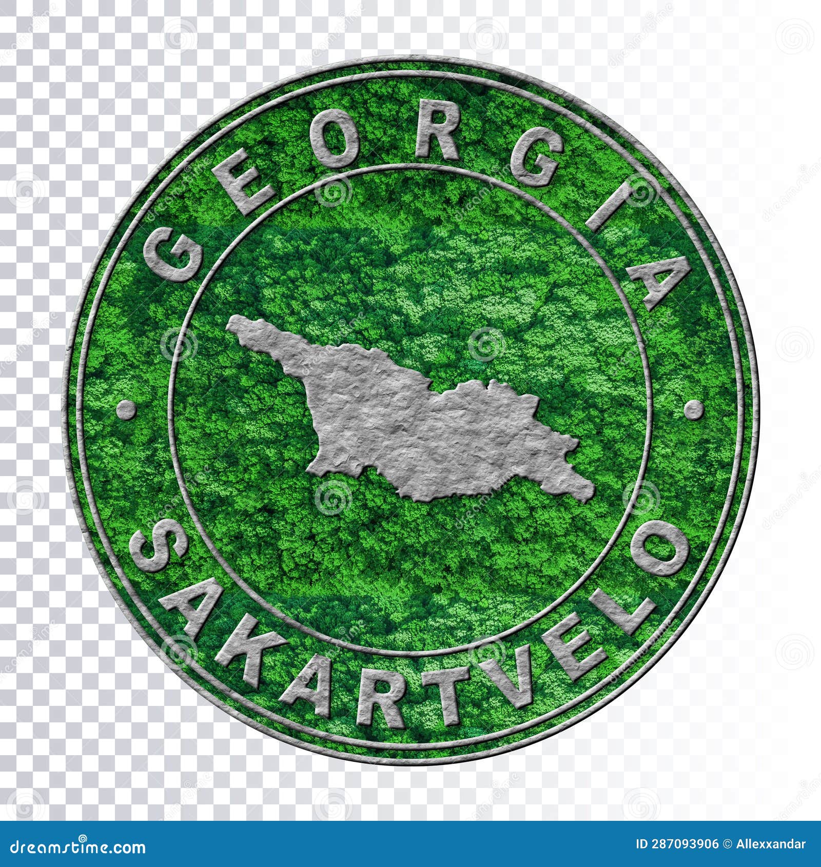 Map of Environment Concept, Co2 Emission Concept Stock Photo