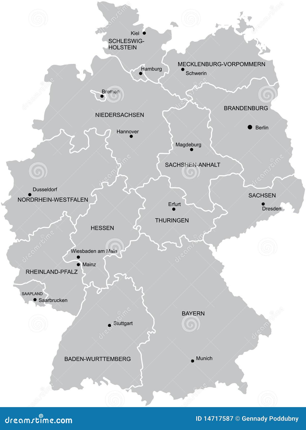 map of germany