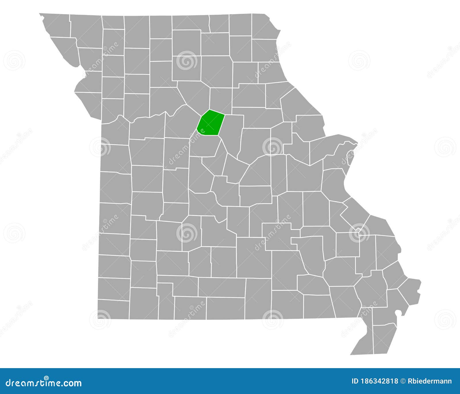 Map of Howard in Missouri stock vector. Illustration of howard 186342818