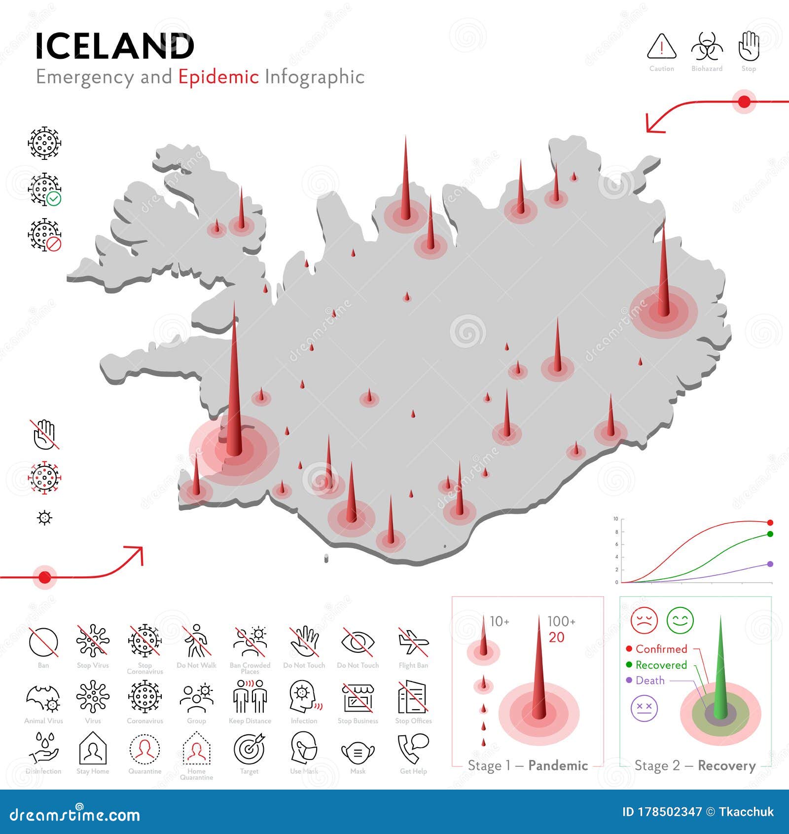 map of tourist deaths in iceland