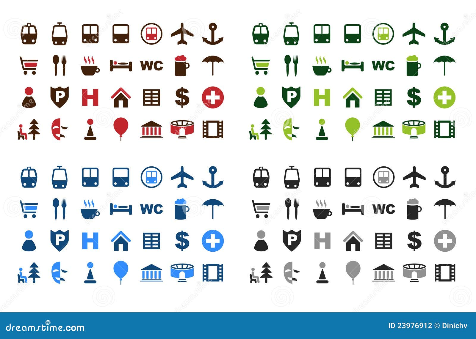 Old Map Icons