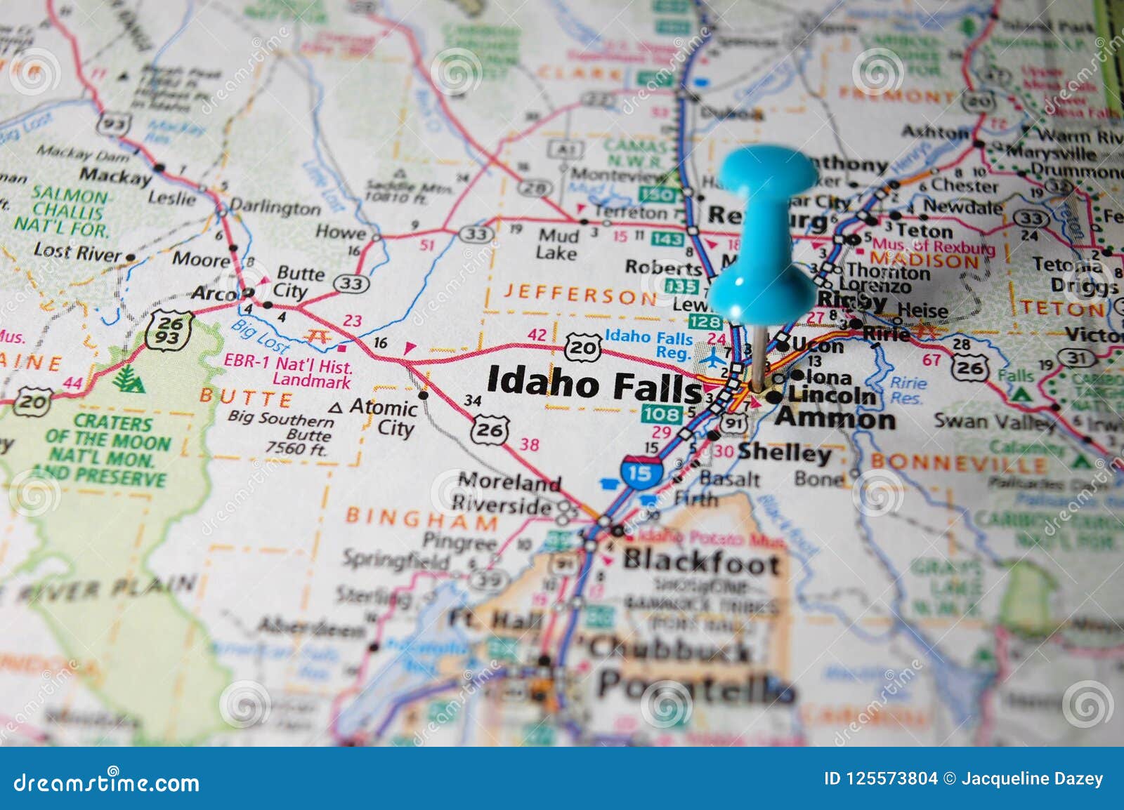 Idaho Falls, Idaho stock photo. Image of attraction - 125573804
