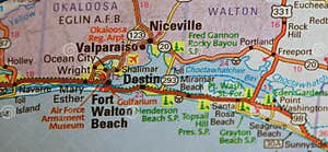 Map Of Florida Cities Destin Denise Guenevere