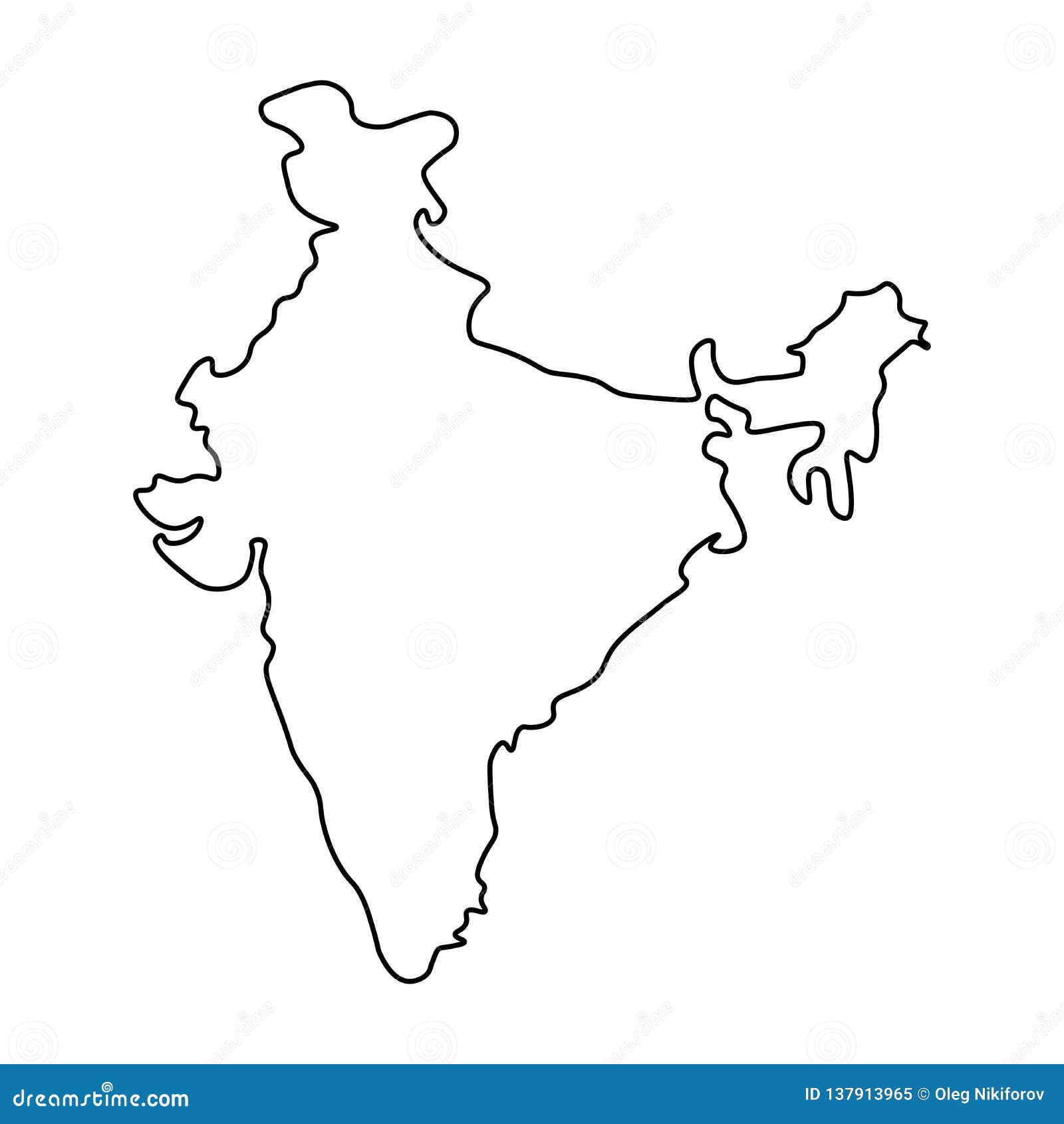 Indian Map Outline Images  Browse 5975 Stock Photos Vectors and Video   Adobe Stock