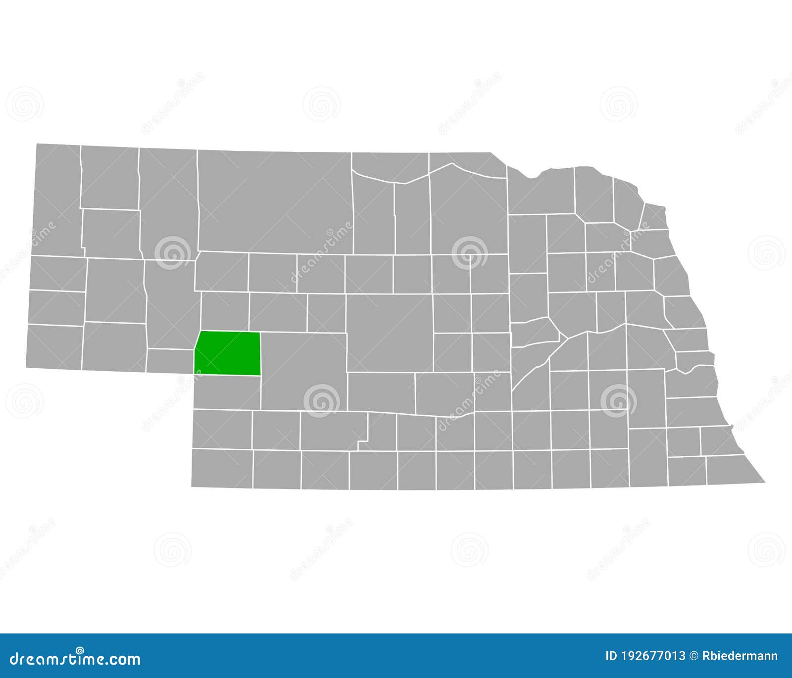 Map of Keith in Nebraska stock vector. Illustration of region 192677013