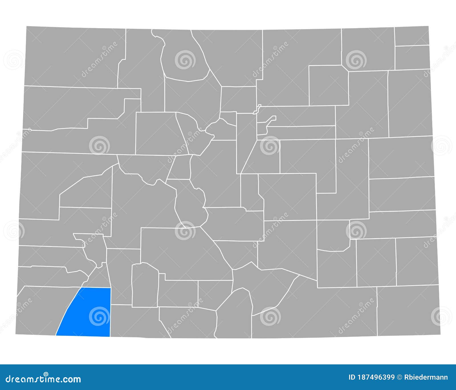Map of La Plata in Colorado Stock Vector Illustration of colorado, county 187496399
