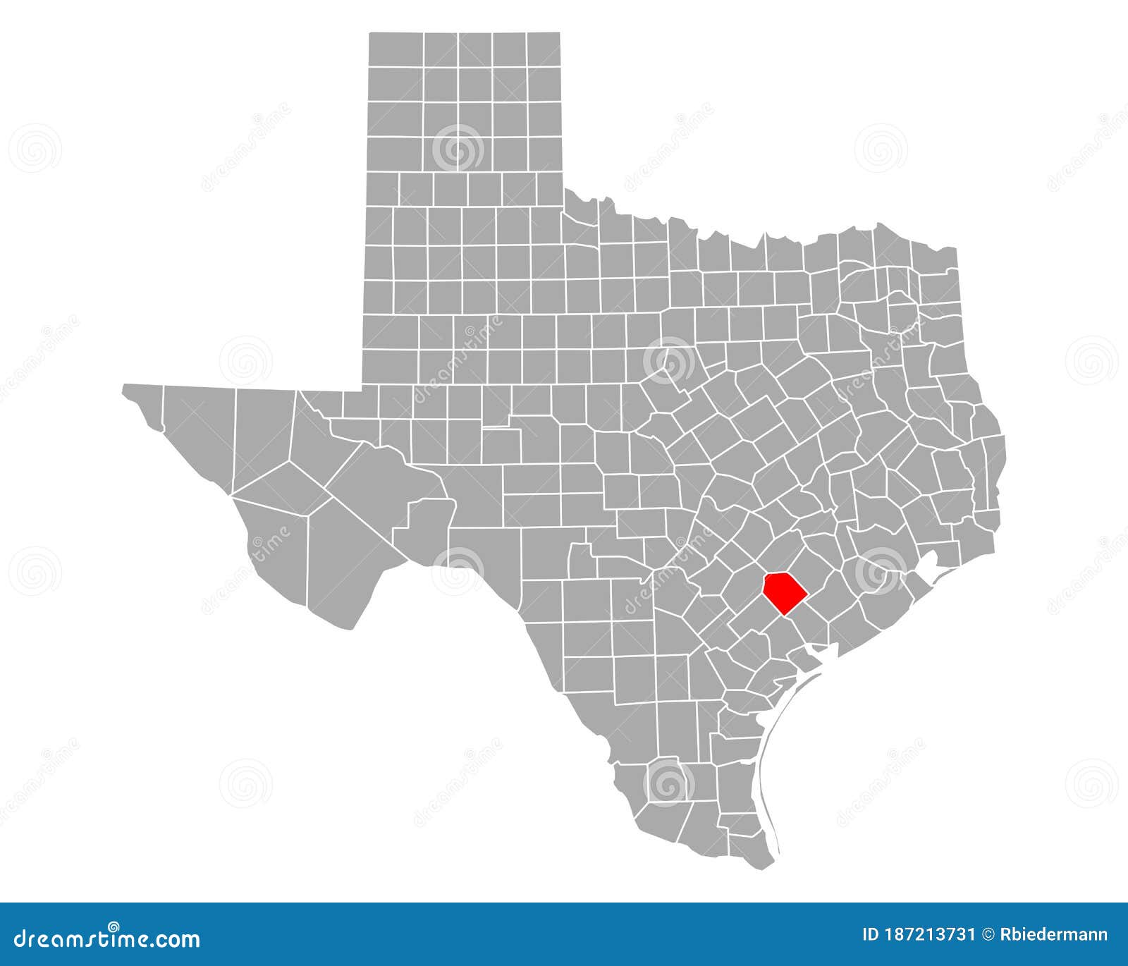 Map of Lavaca in Texas stock vector. Illustration of locator 187213731