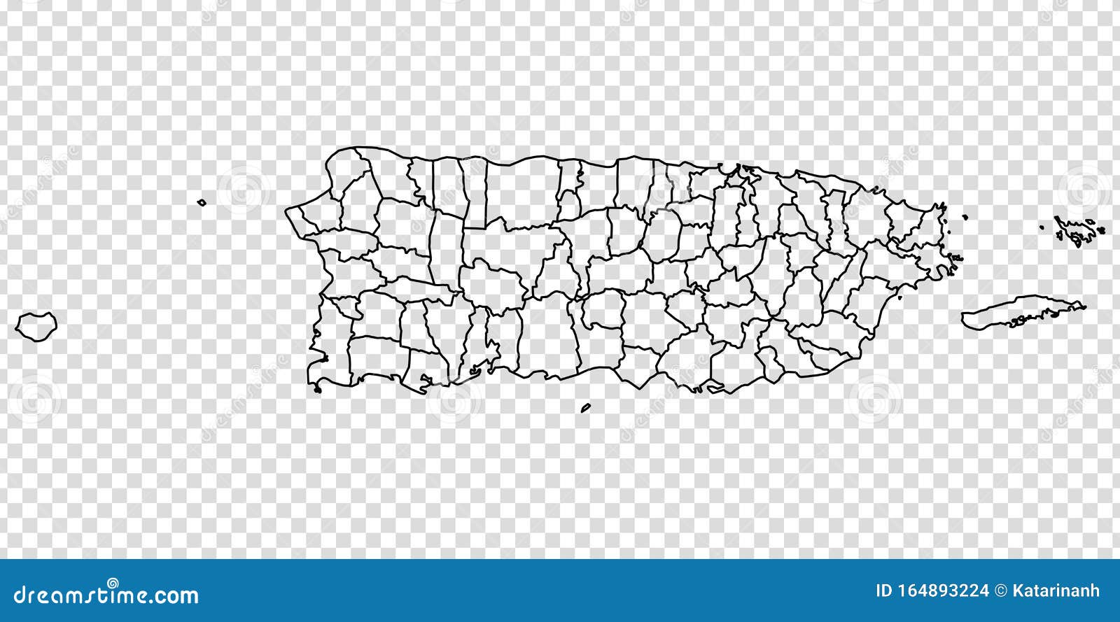 Puerto rico map