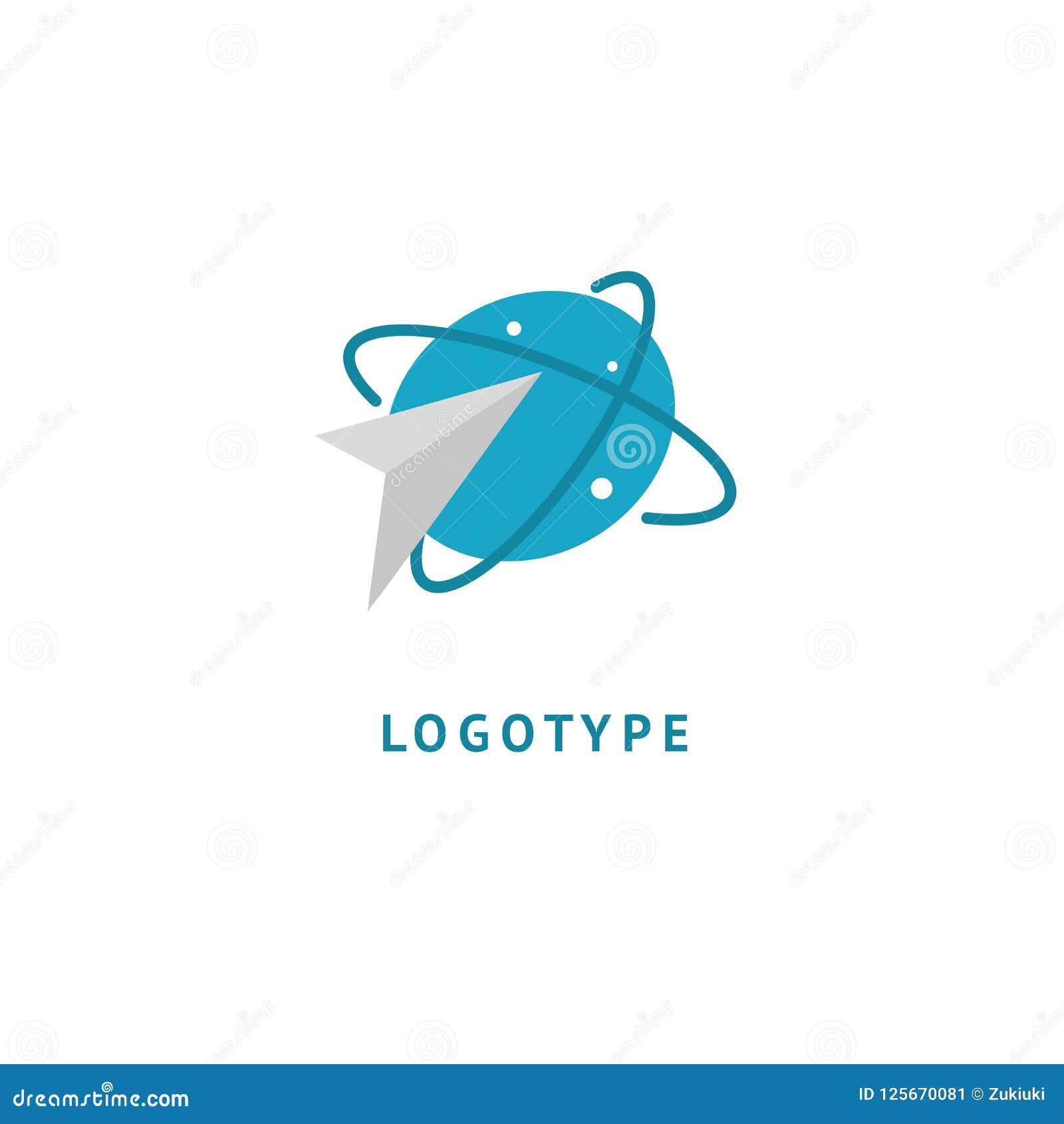 map marker with plane icon.  flat style  location pin navigation logo template. logo concept of navigator, guide