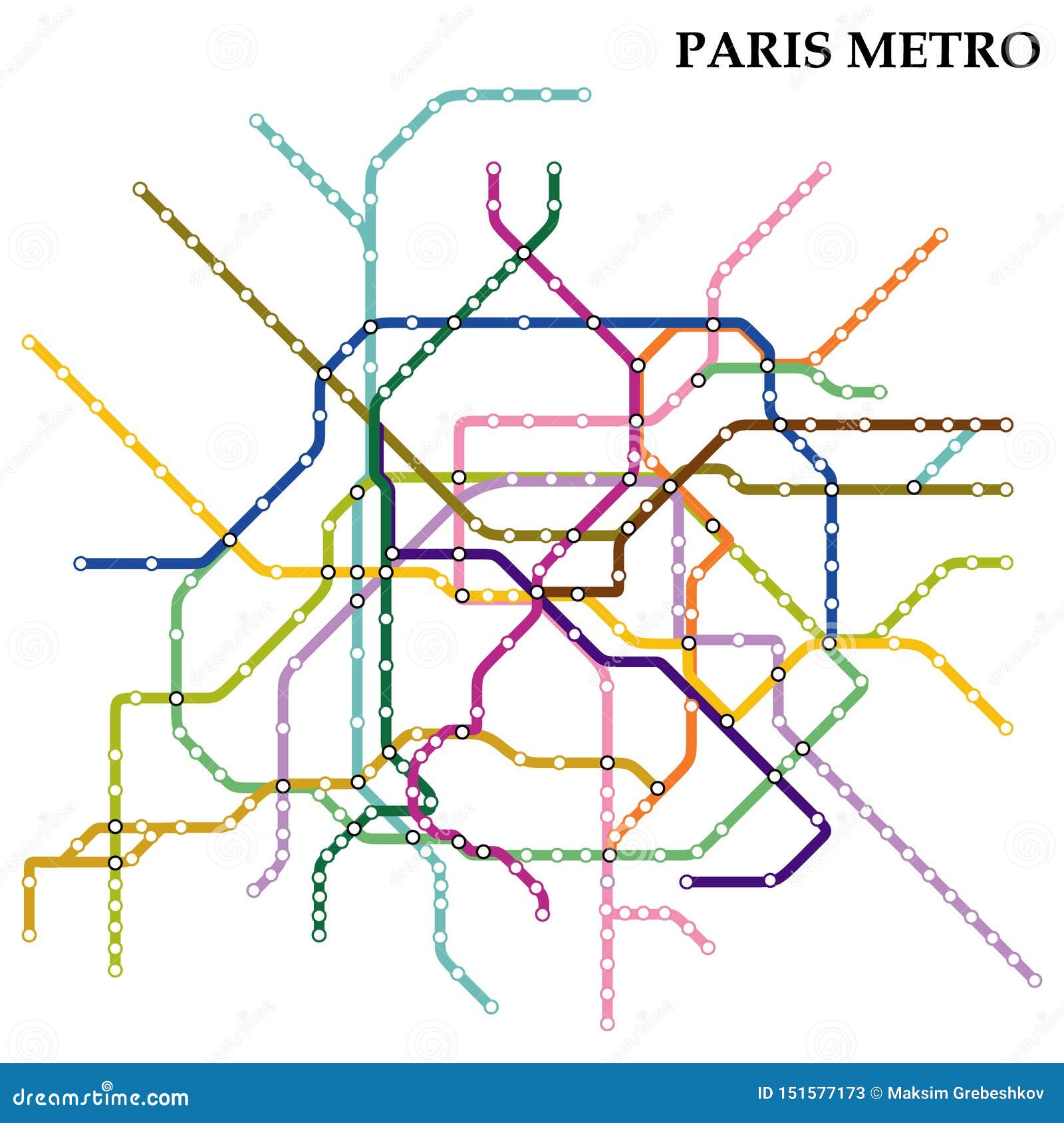 Paris Metro Stock Illustrations 123 Paris Metro Stock Illustrations Vectors Clipart Dreamstime