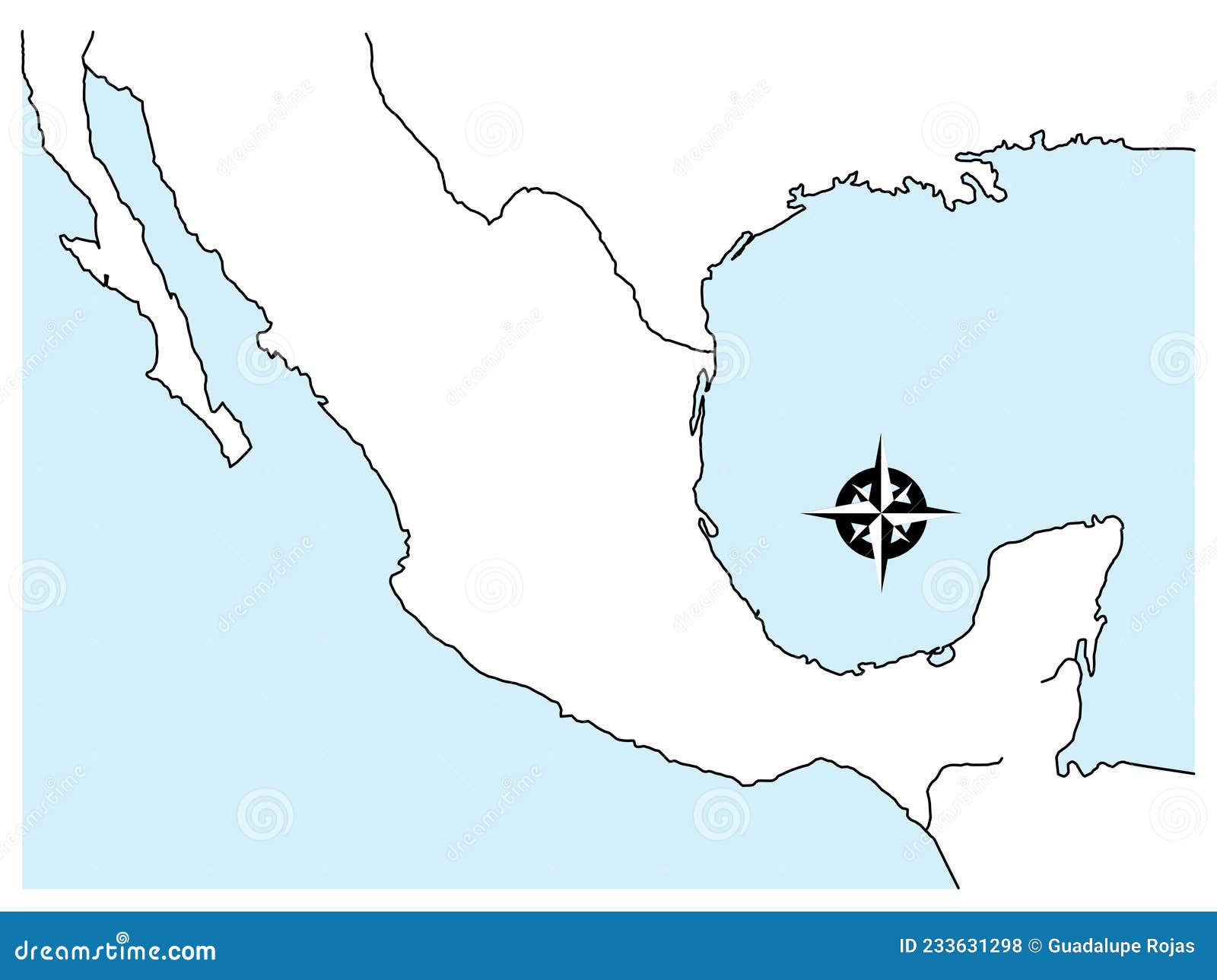 Maps Of Mexican Areas Cartoon Vector CartoonDealer Com 79301695 Map Mexico Outline Mexican Republic To Illustrate 233631298