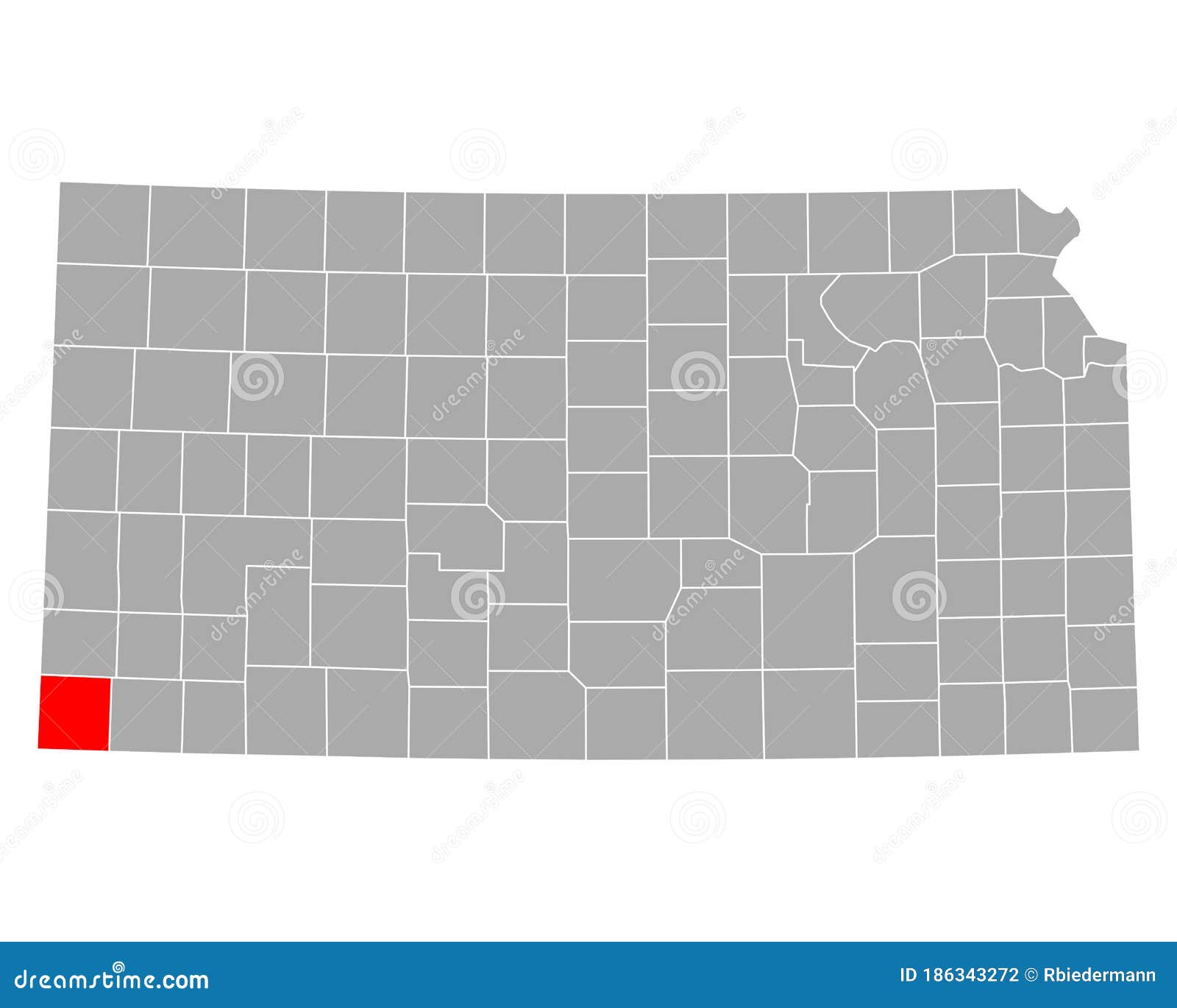 Map of Morton in Kansas stock vector. Illustration of locator 186343272