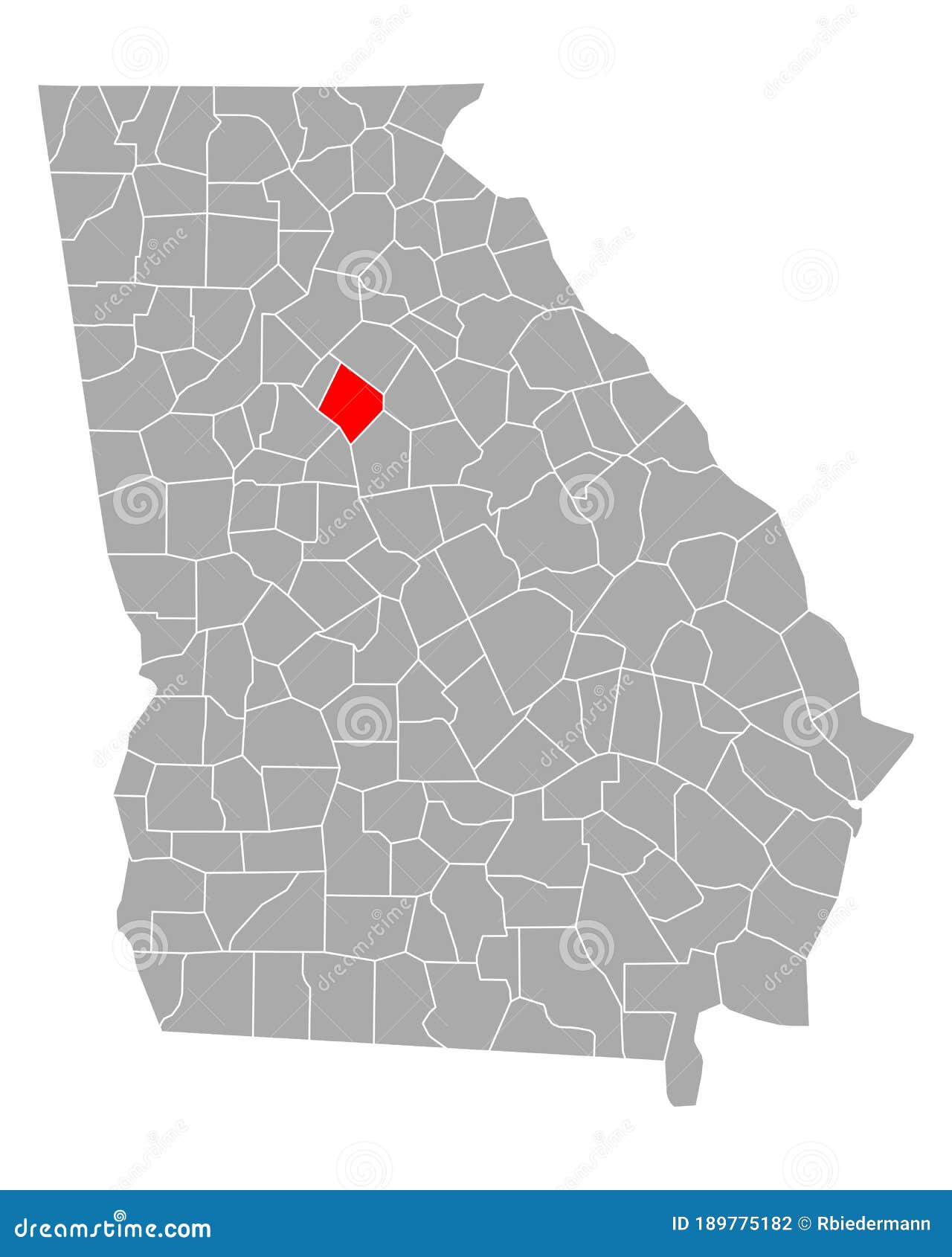 Map of Newton in stock vector. Illustration of vector 189775182