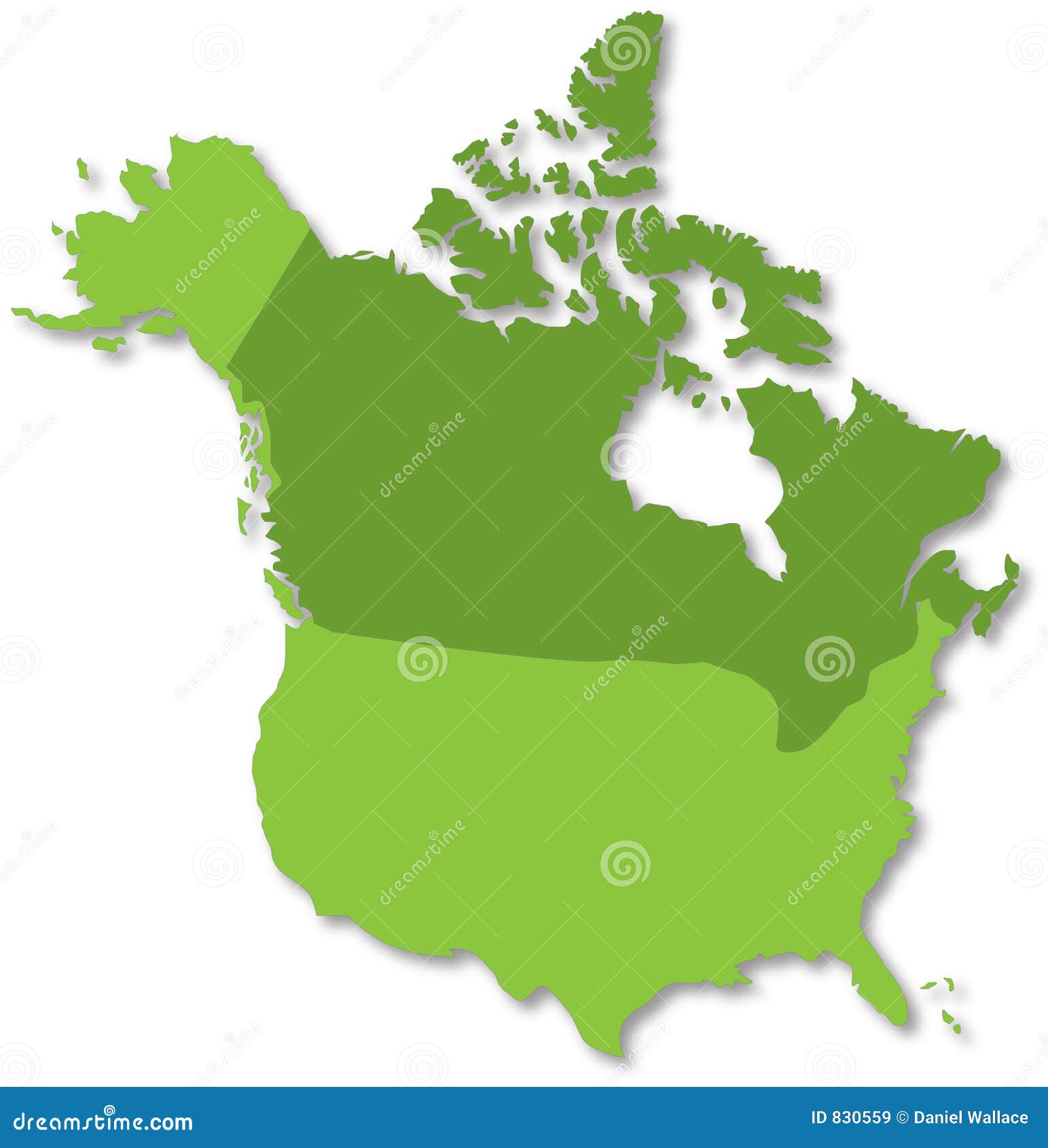 map of north america