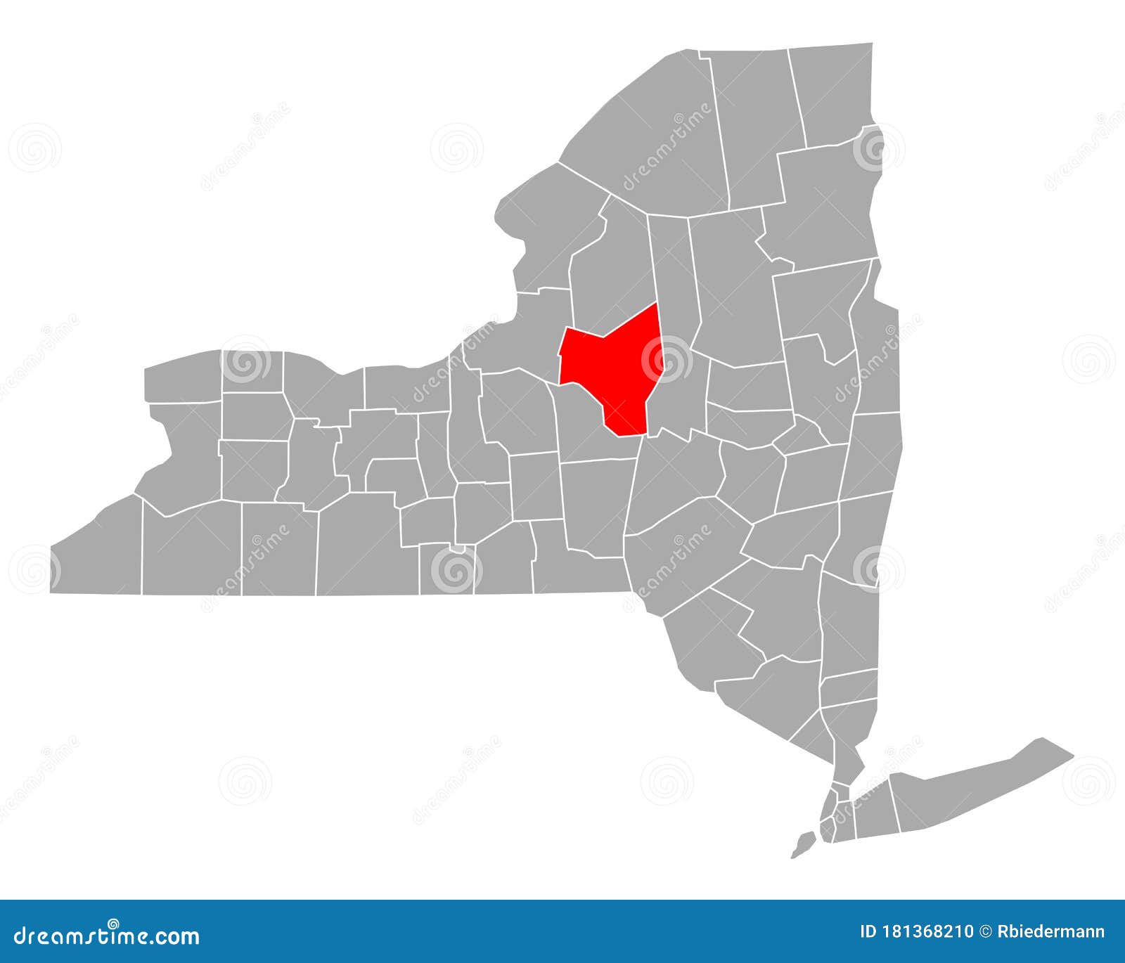 Map of Oneida in New York stock vector. Illustration of locator 181368210