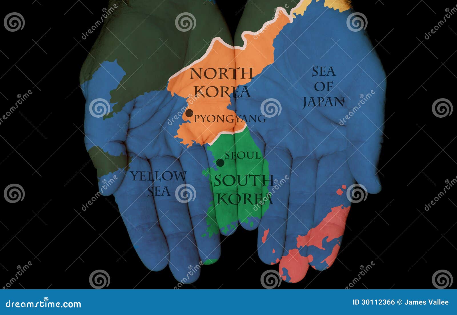 north korea - south korea in our hands
