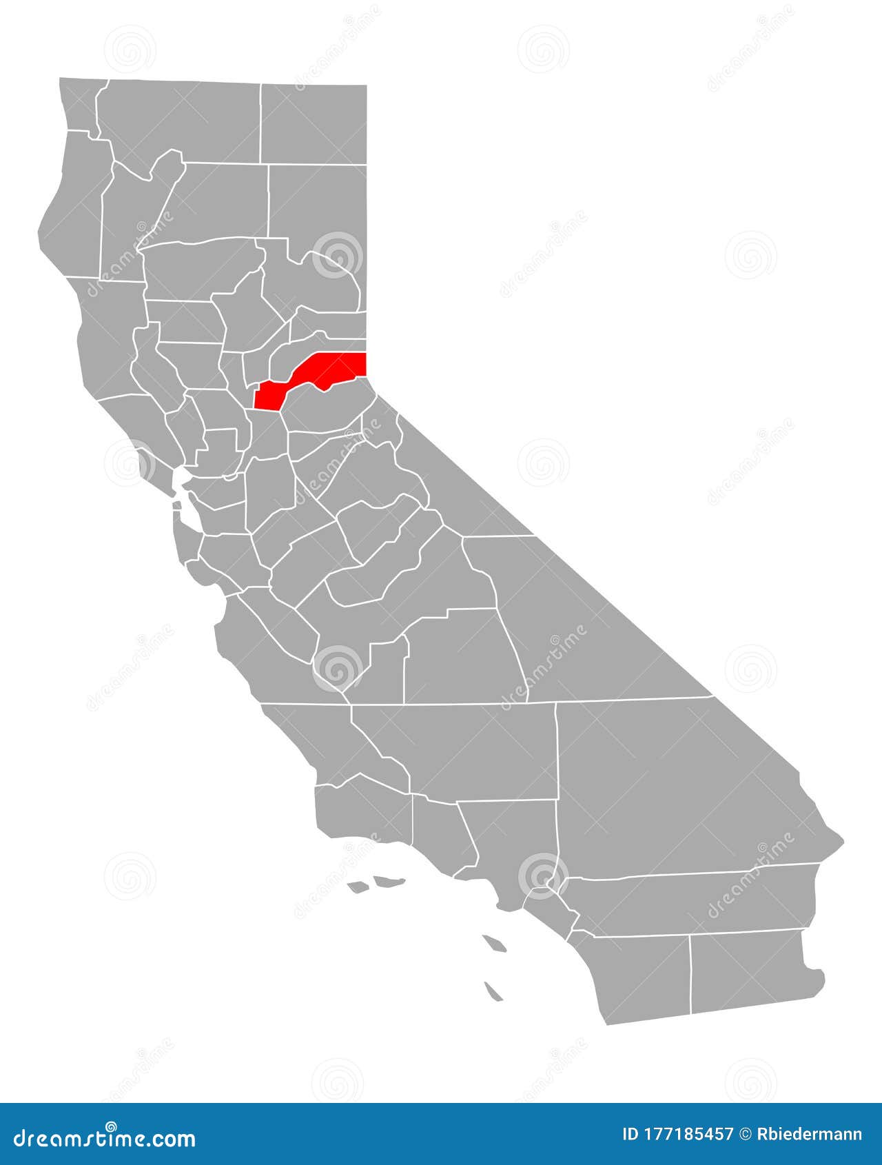 map of placer in california