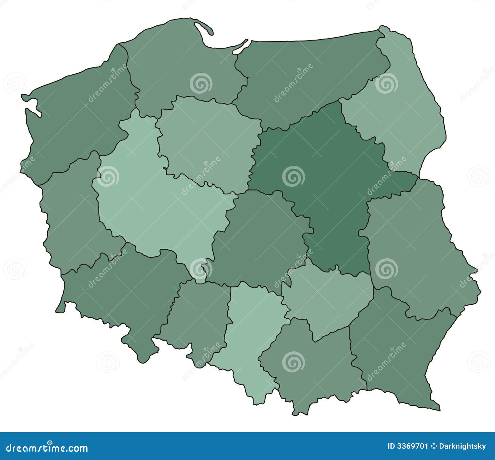 map of poland