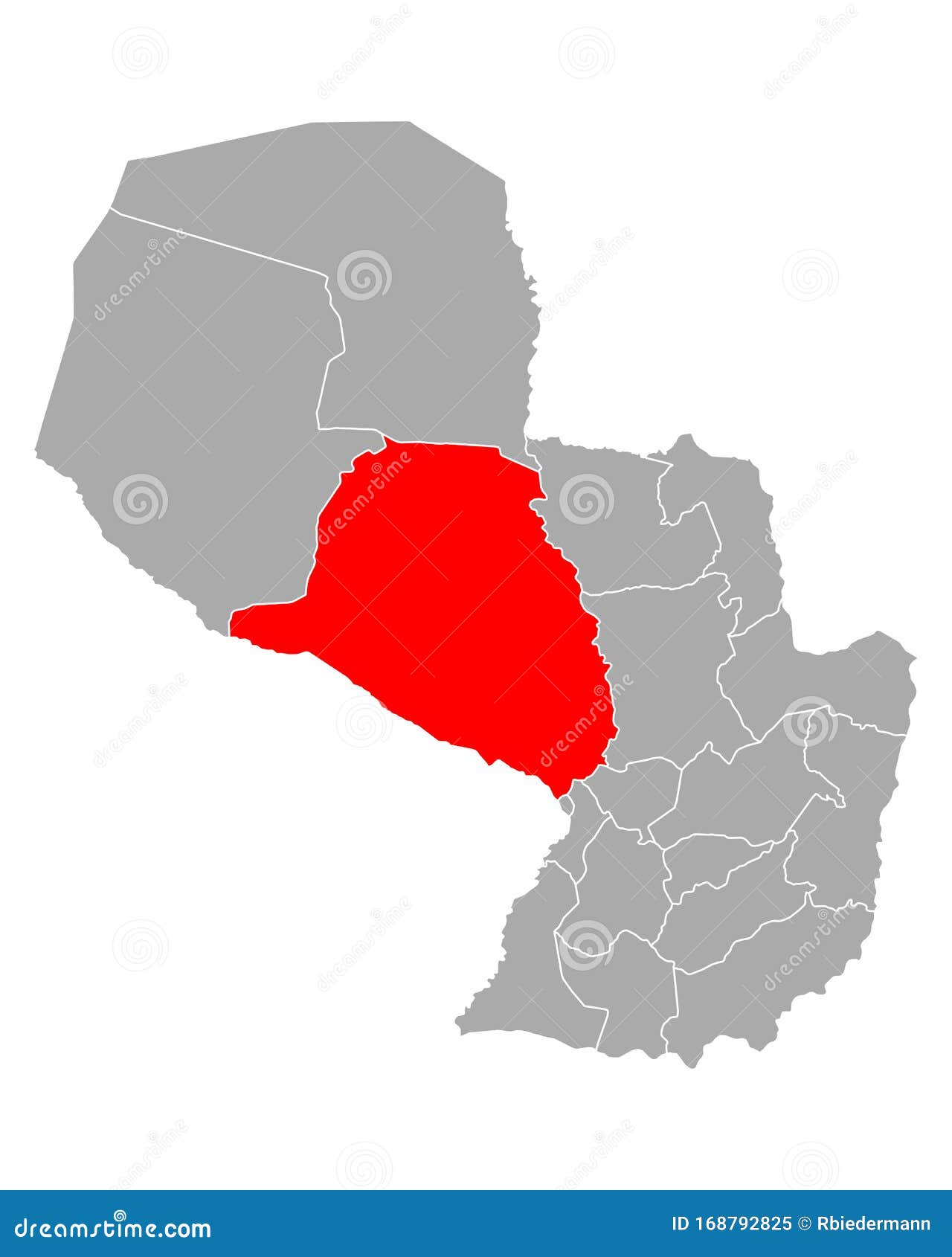 map of presidente hayes in paraguay