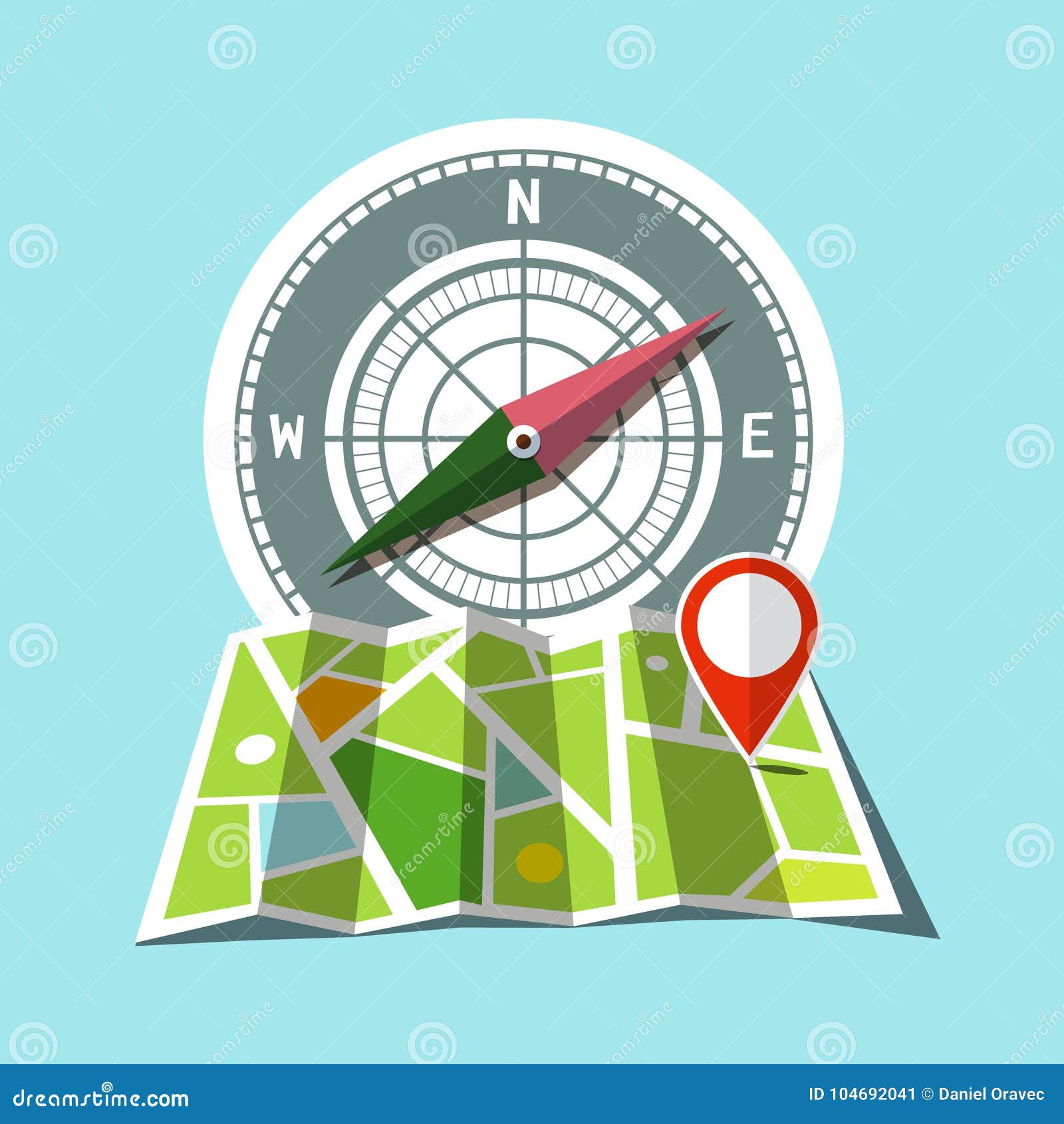 Red compass icon - Free red compass icons
