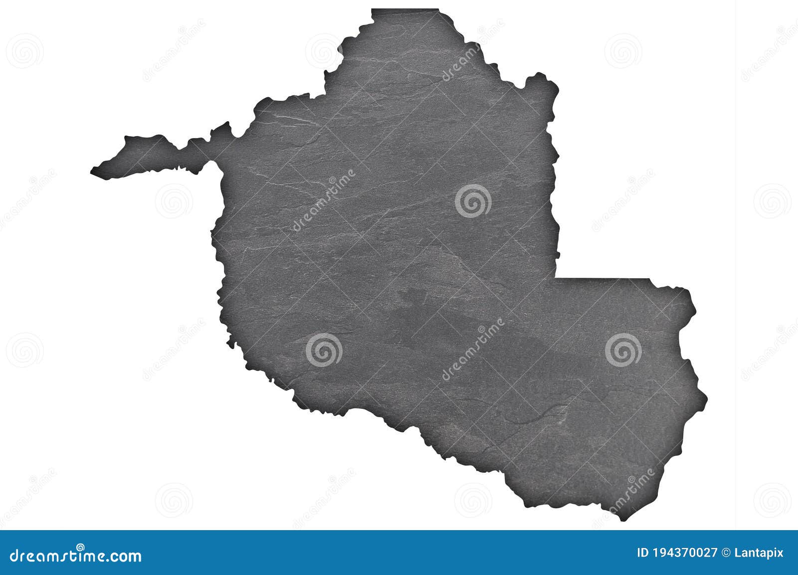 map of rondonia on dark slate