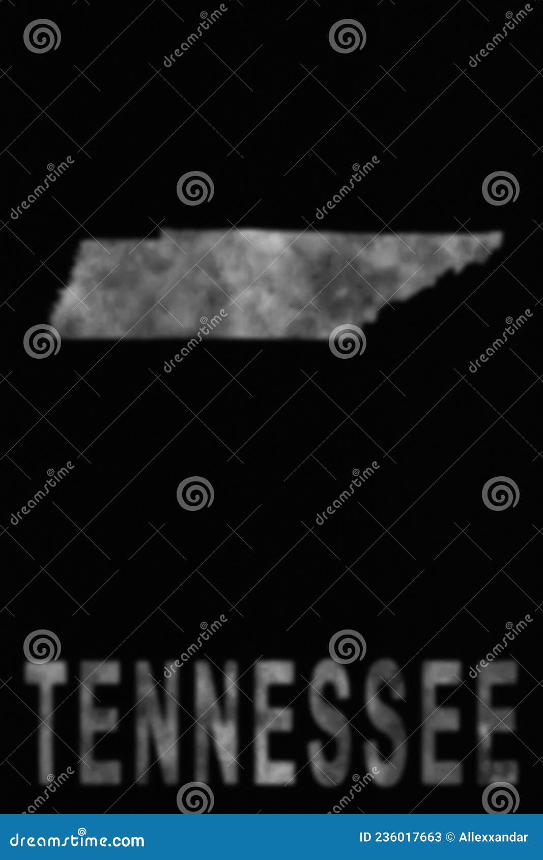 Map of Tennessee Made of Smoke, Air Pollution Stock Image Image of