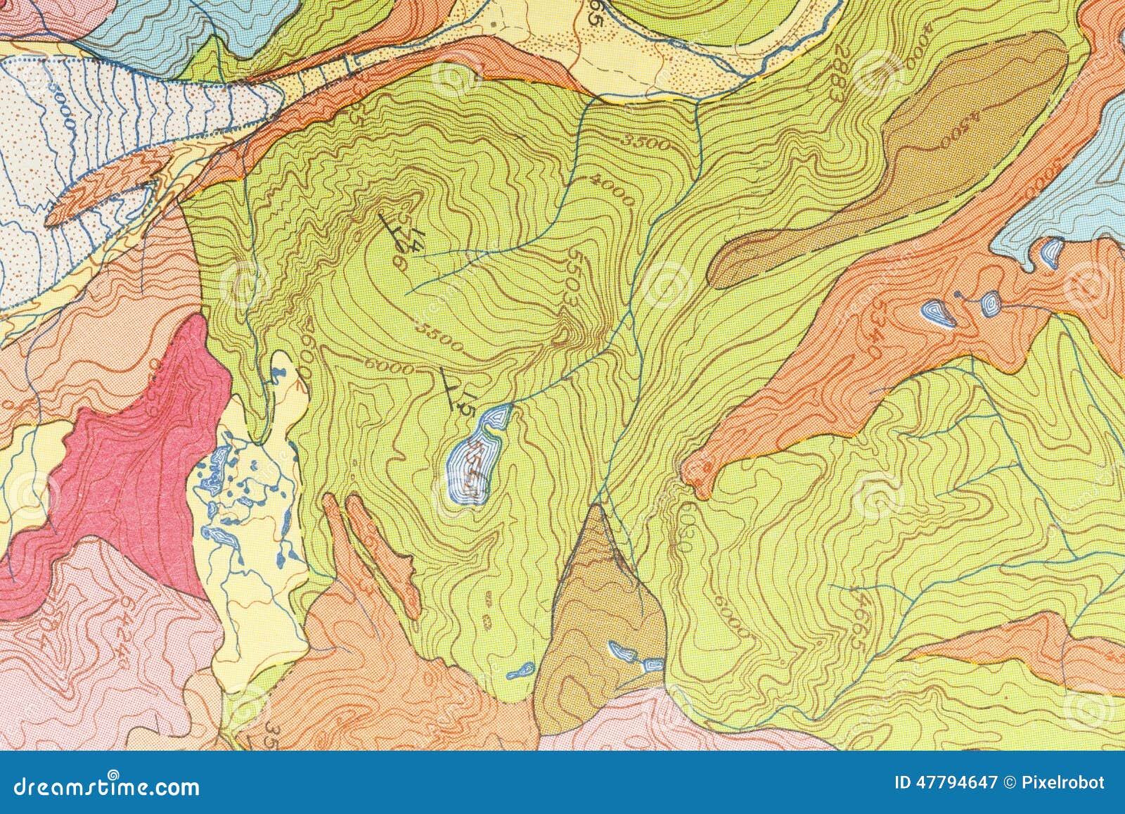 Topographical Map Of BC
