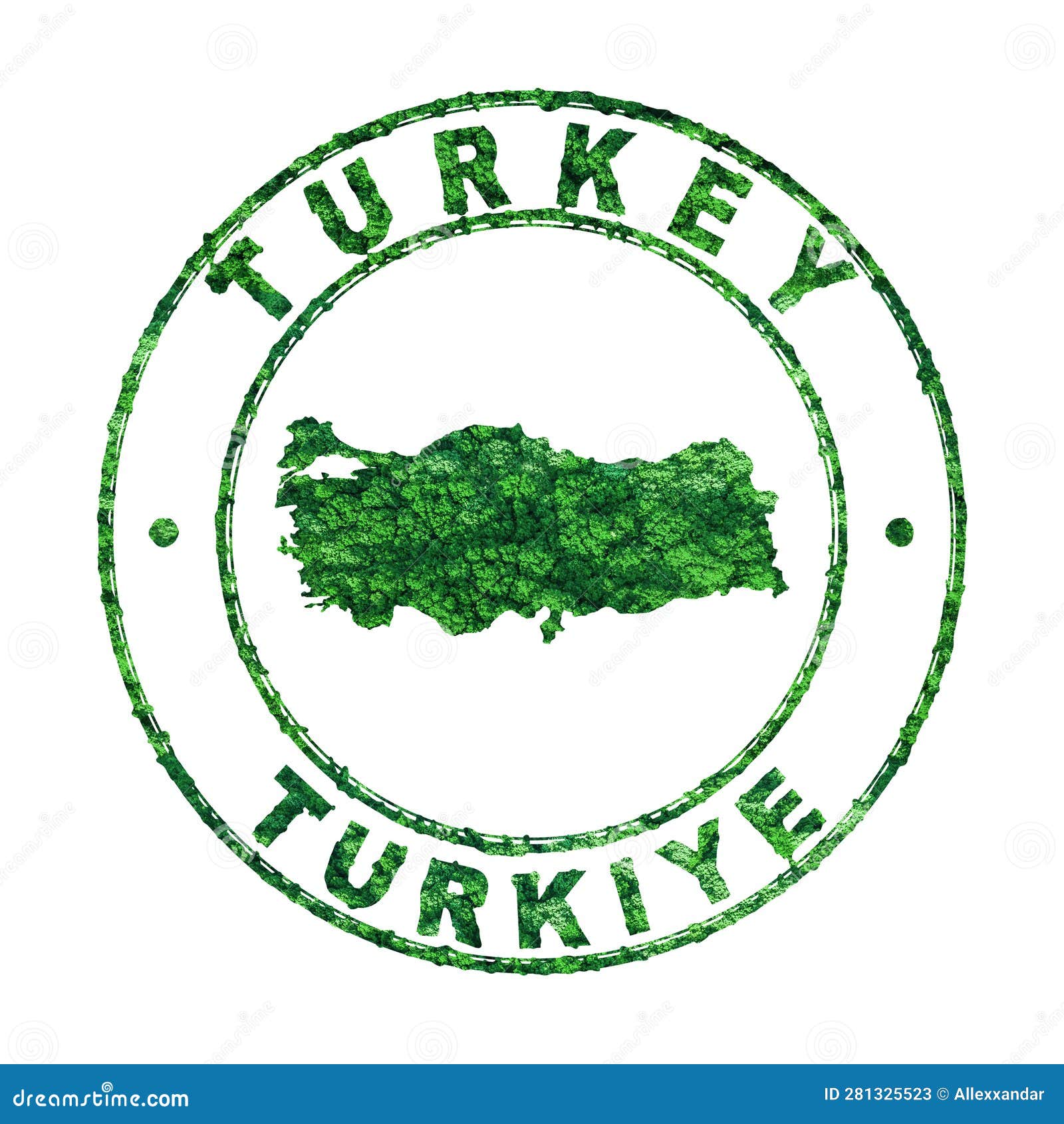 Map of Turkey, Postal Stamp, Sustainable Development, CO2 Emission