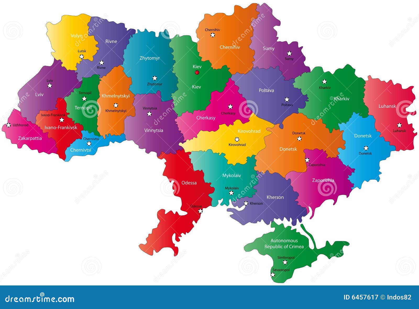 map of ukraine