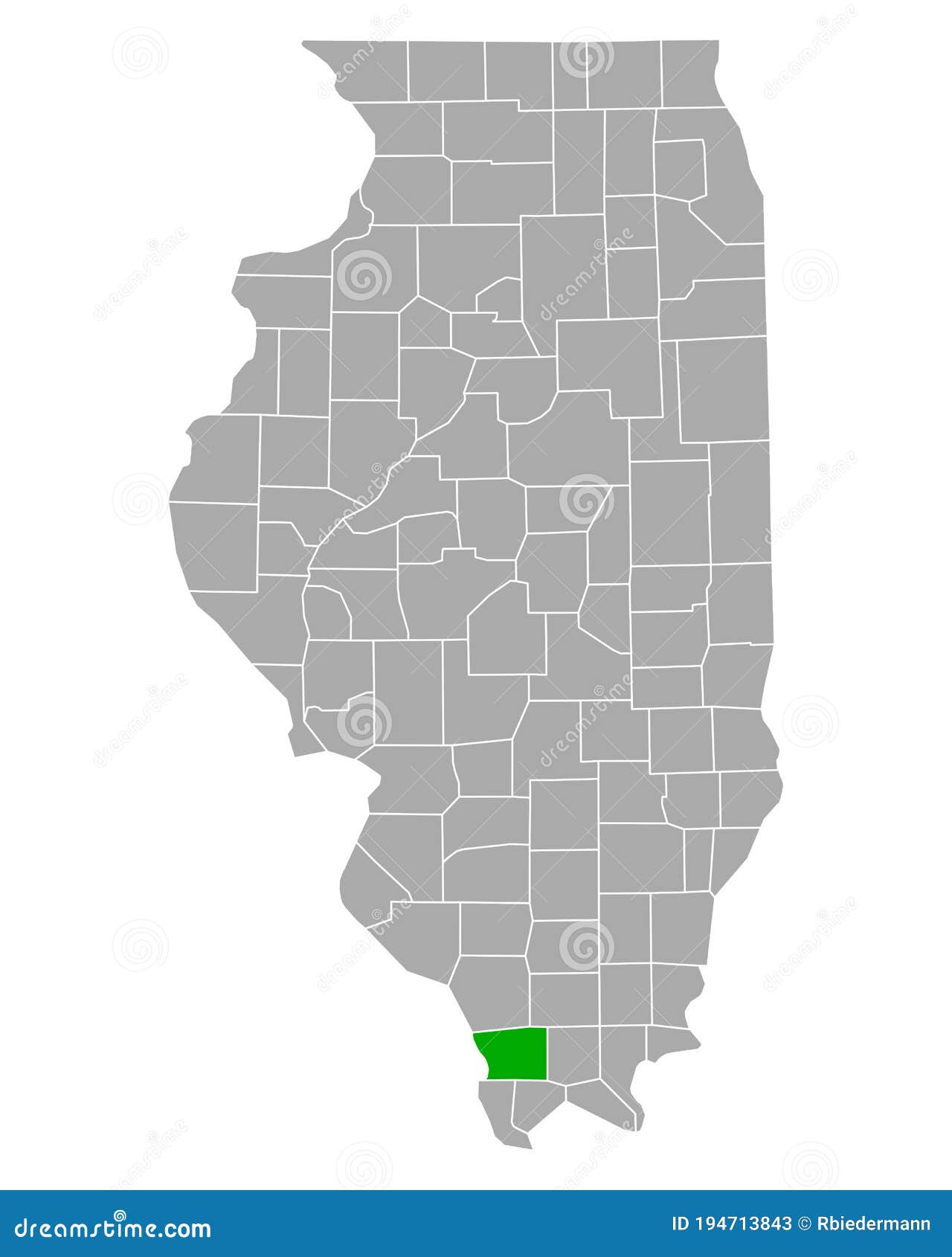 Map of Union in Illinois stock vector. Illustration of contour 194713843