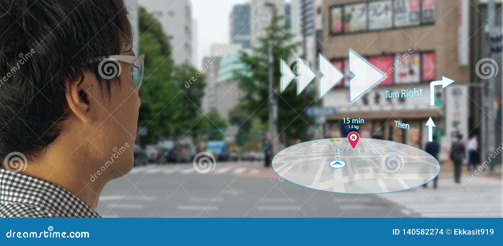 map use ai, artificial intelligence algorithms to determine what individuals want to see when gps location service are turned on a