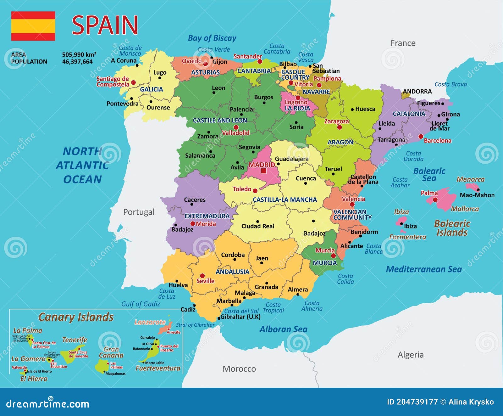 Mapa da Espanha: conheça as principais cidades e regiões espanholas