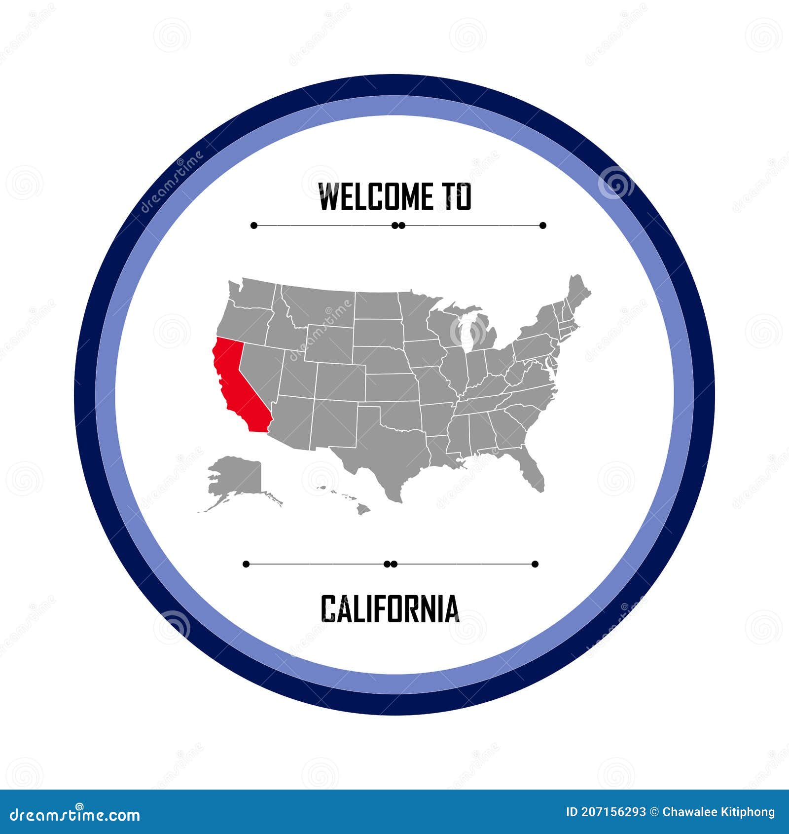 Mapa De Estados Unidos De América Con El Nombre Del Mapa De Estados Unidos  Ilustración del Vector - Ilustración de jersey, indiana: 207156293