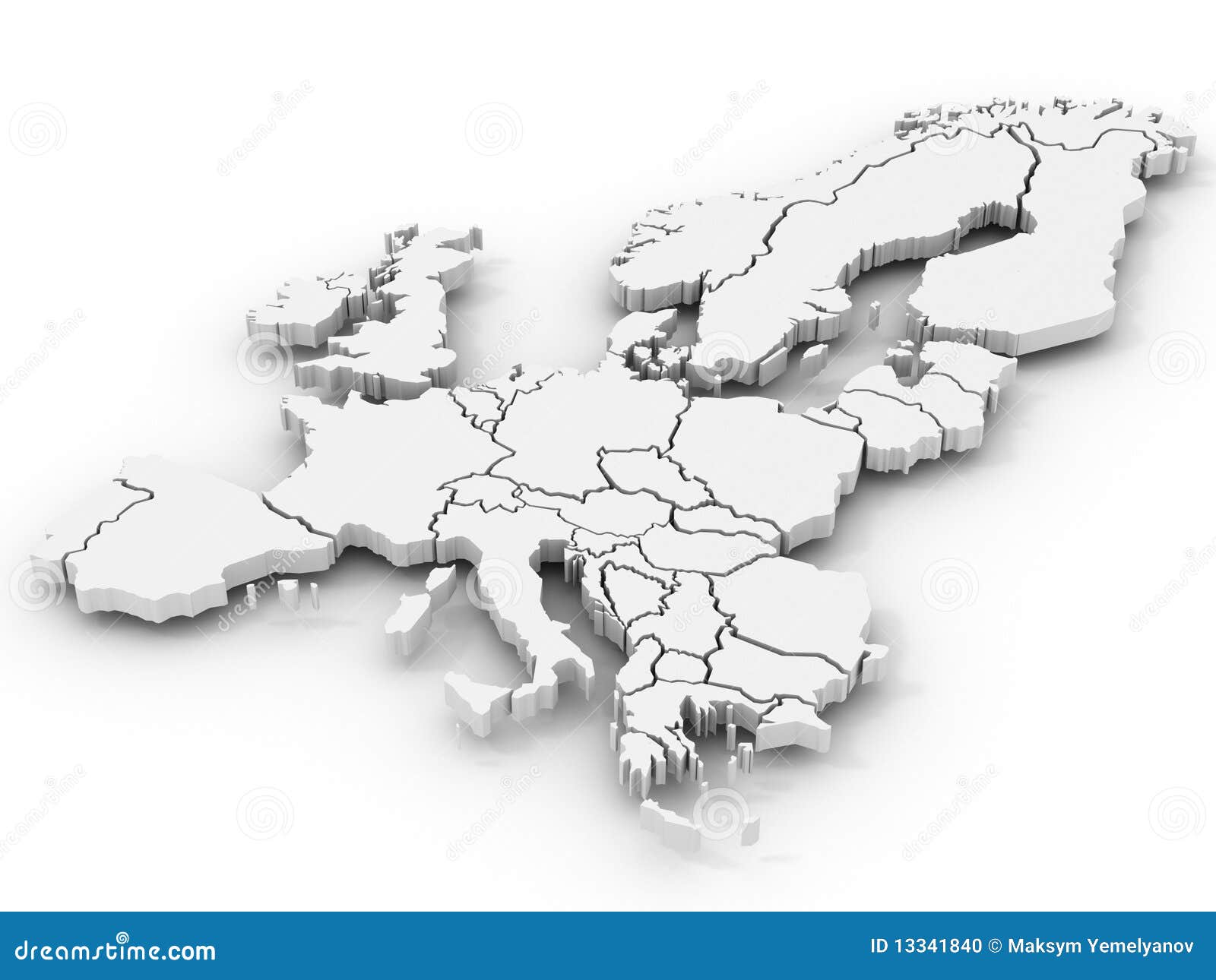 Mapa estilizado de portugal. mapa verde 3d isométrico com cidades,  fronteiras, capital lisboa, regiões.