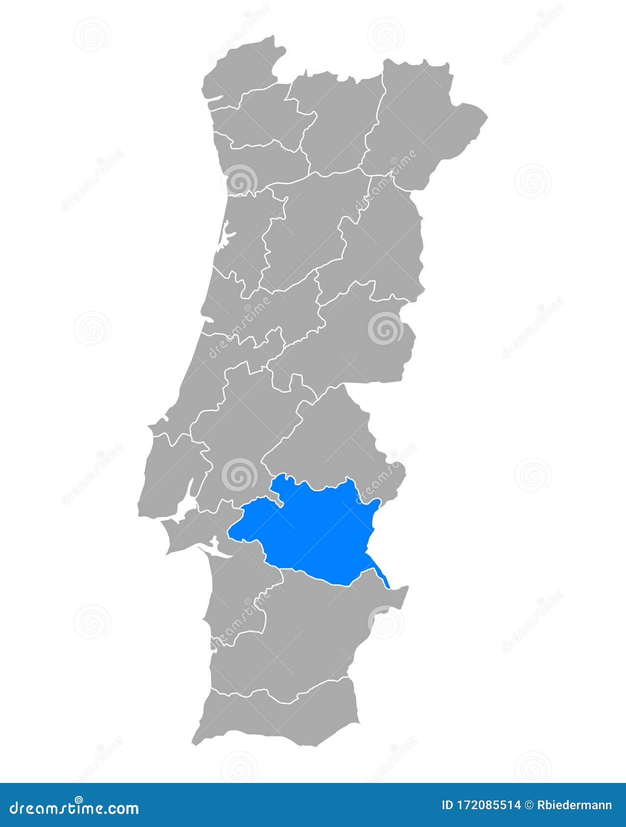 Vetores de Mapa Vetorial Portugal E Distrito De Evora e mais