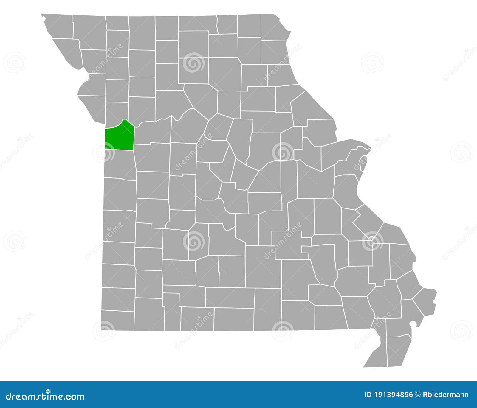 Mapa De Jackson Em Missouri Ilustração do Vetor Ilustração de mapa