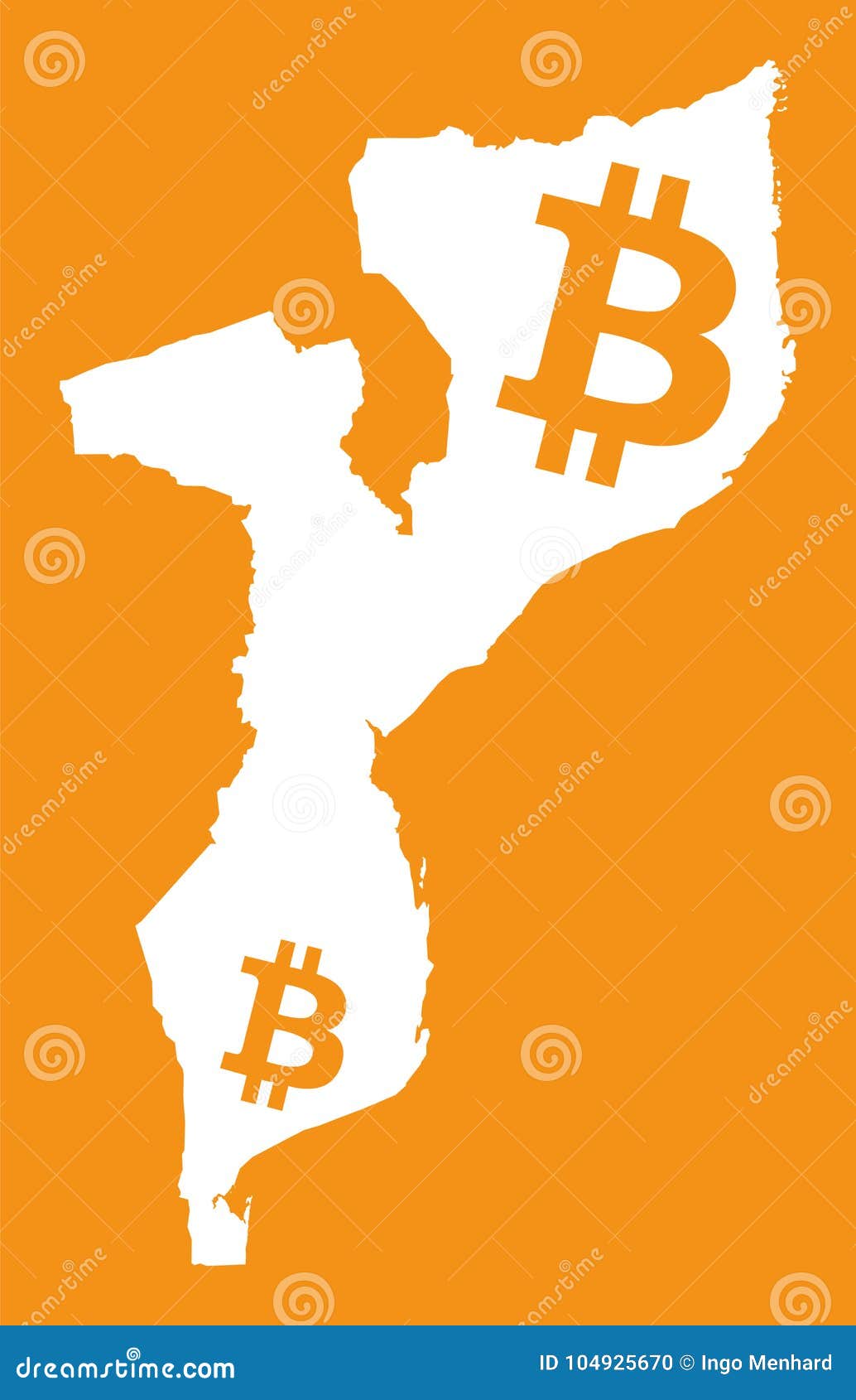 Mapa De Moçambique Com Ilustração Cripto Do Símbolo De Moeda Do Bitcoin  Ilustração do Vetor - Ilustração de mapa, compra: 104925670