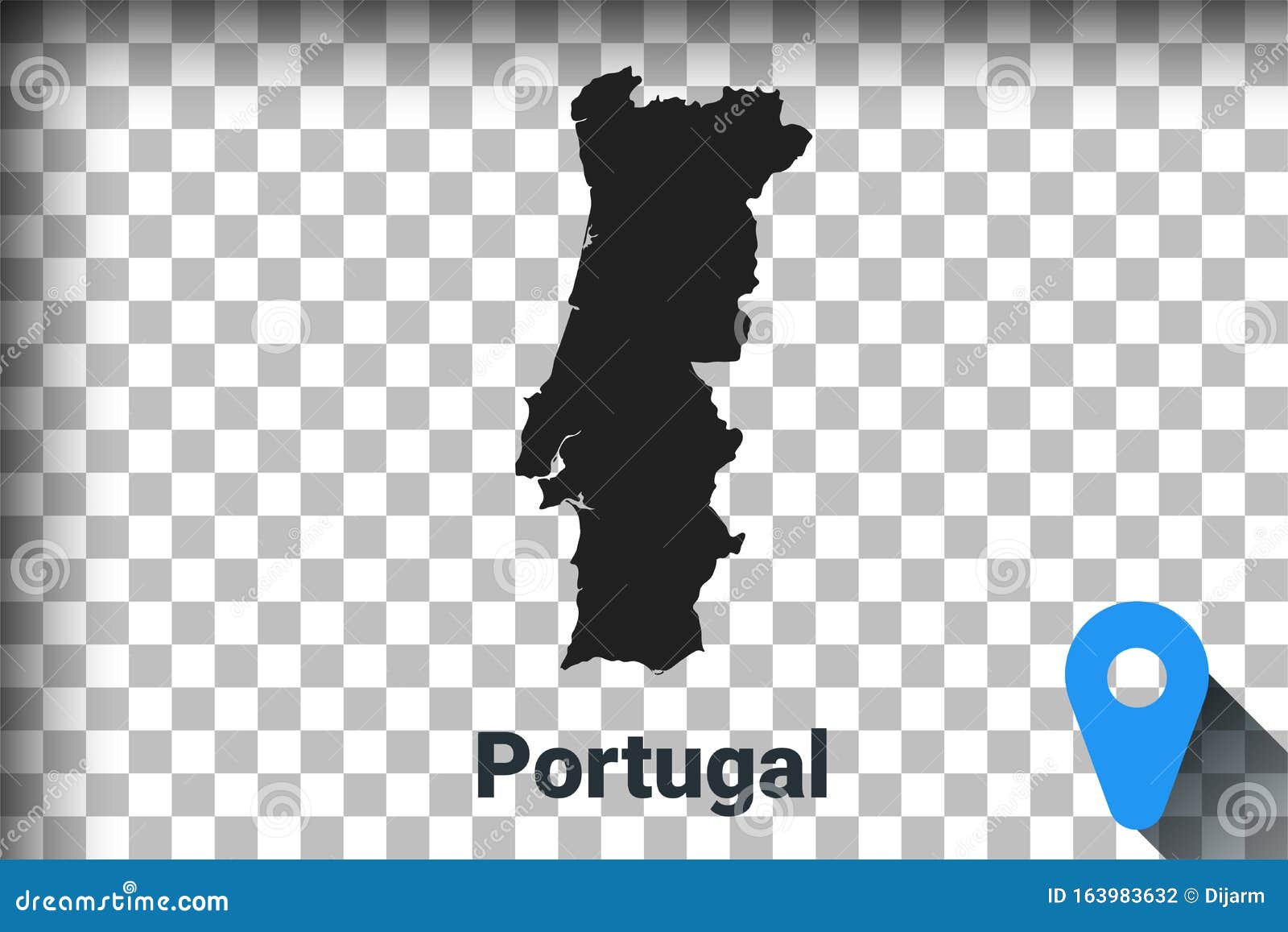 Portugal mapa png