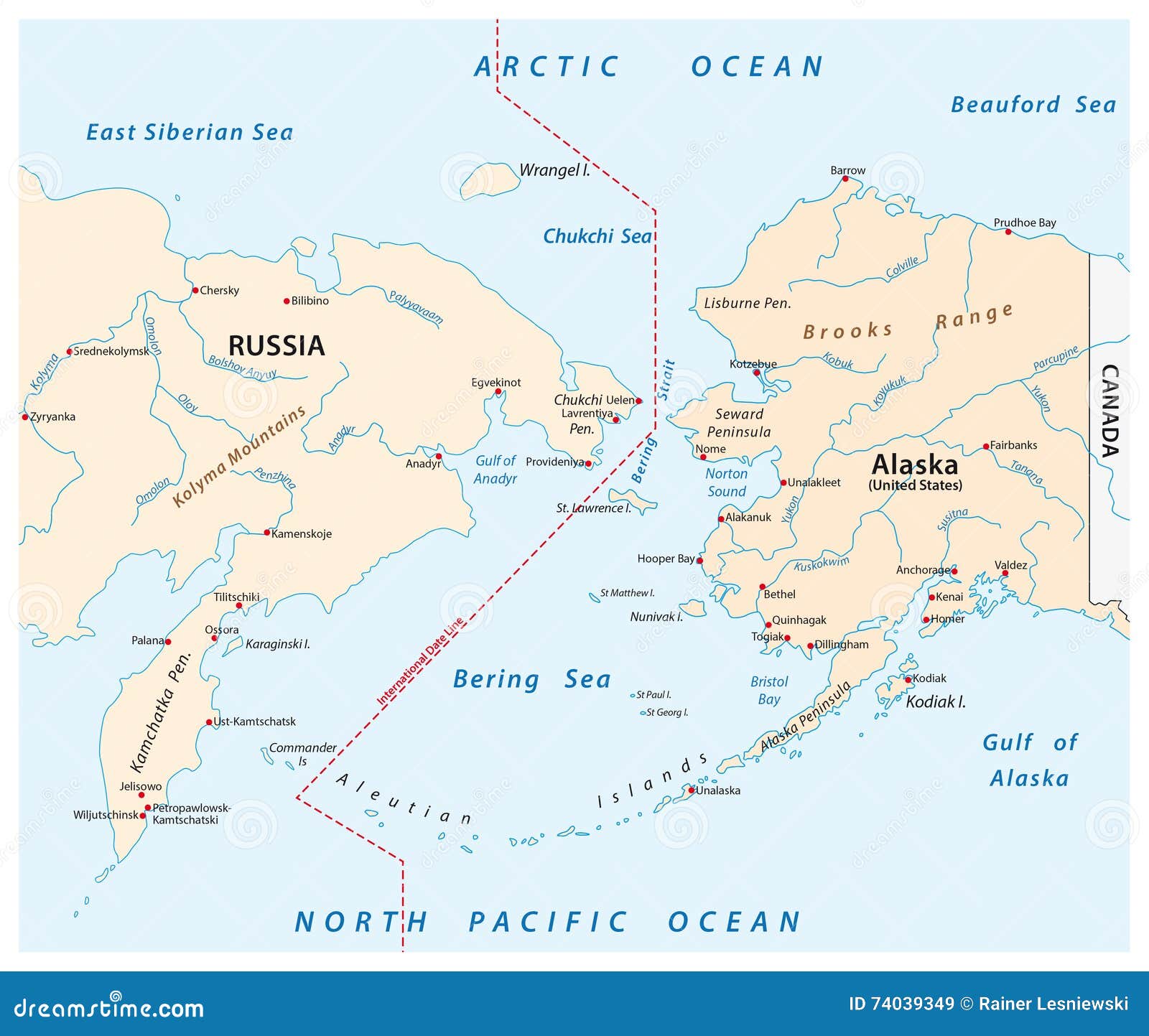 Resultado de imagen de Mar de Chukotka y el Mar de Beaufort,