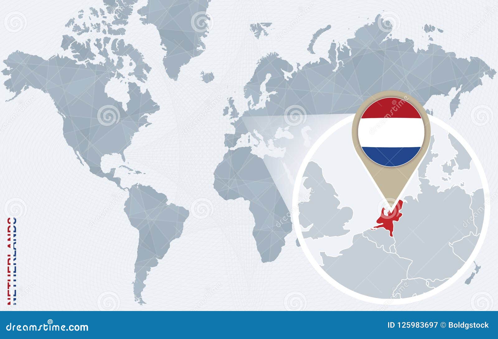 Paises Bajos Mapa - Los países bajos, comúnmente llamado por el