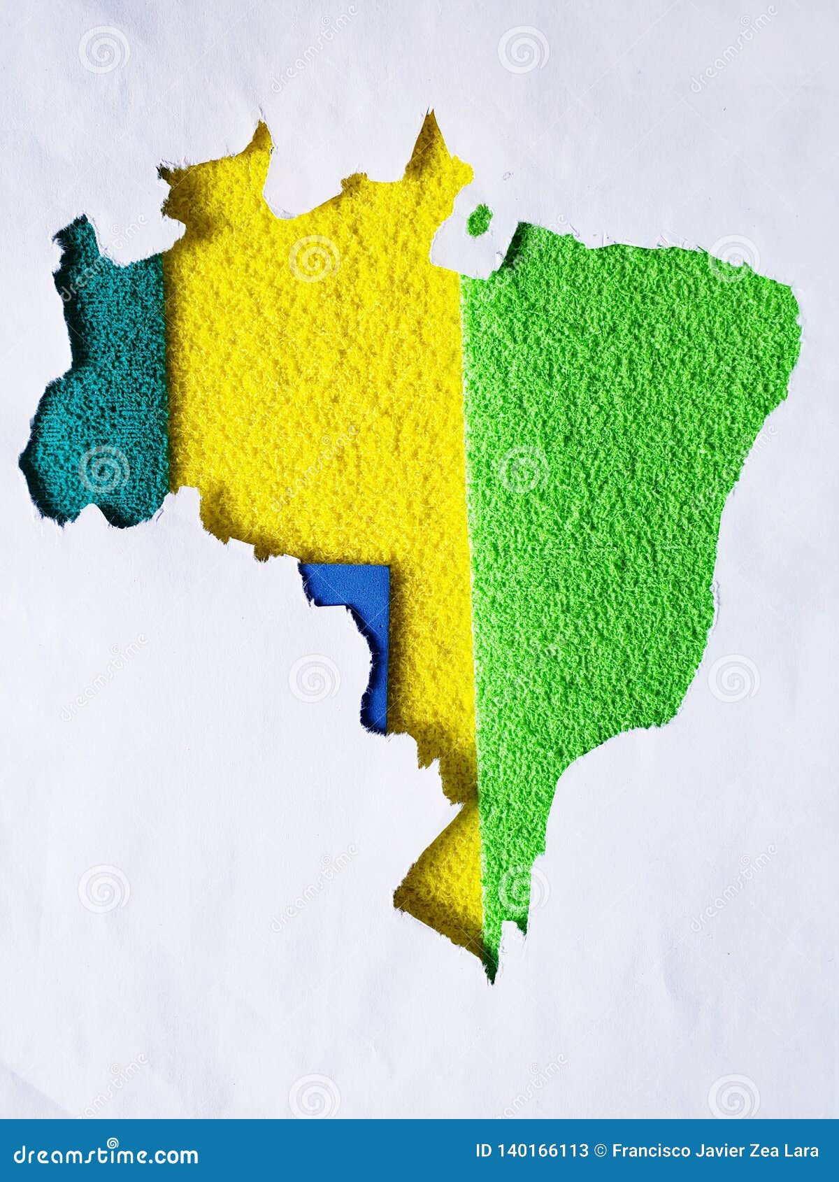 Mapa Del Territorio Del Brasil En Colores Verdes Y Amarillos Imagen de  archivo - Imagen de verde, brasil: 140166113