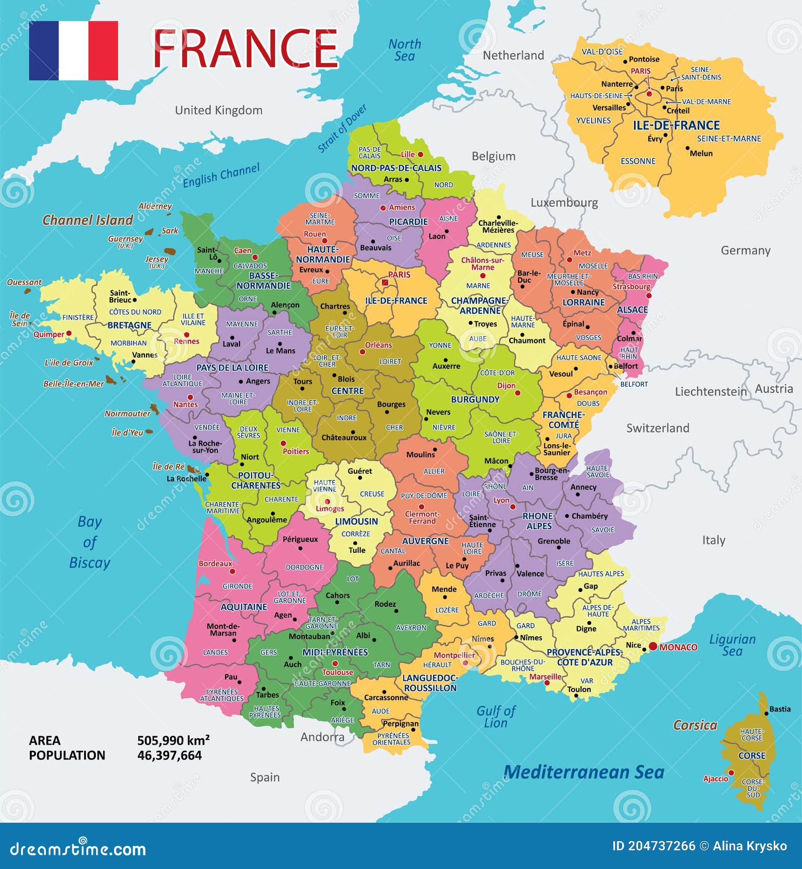 Mapa França