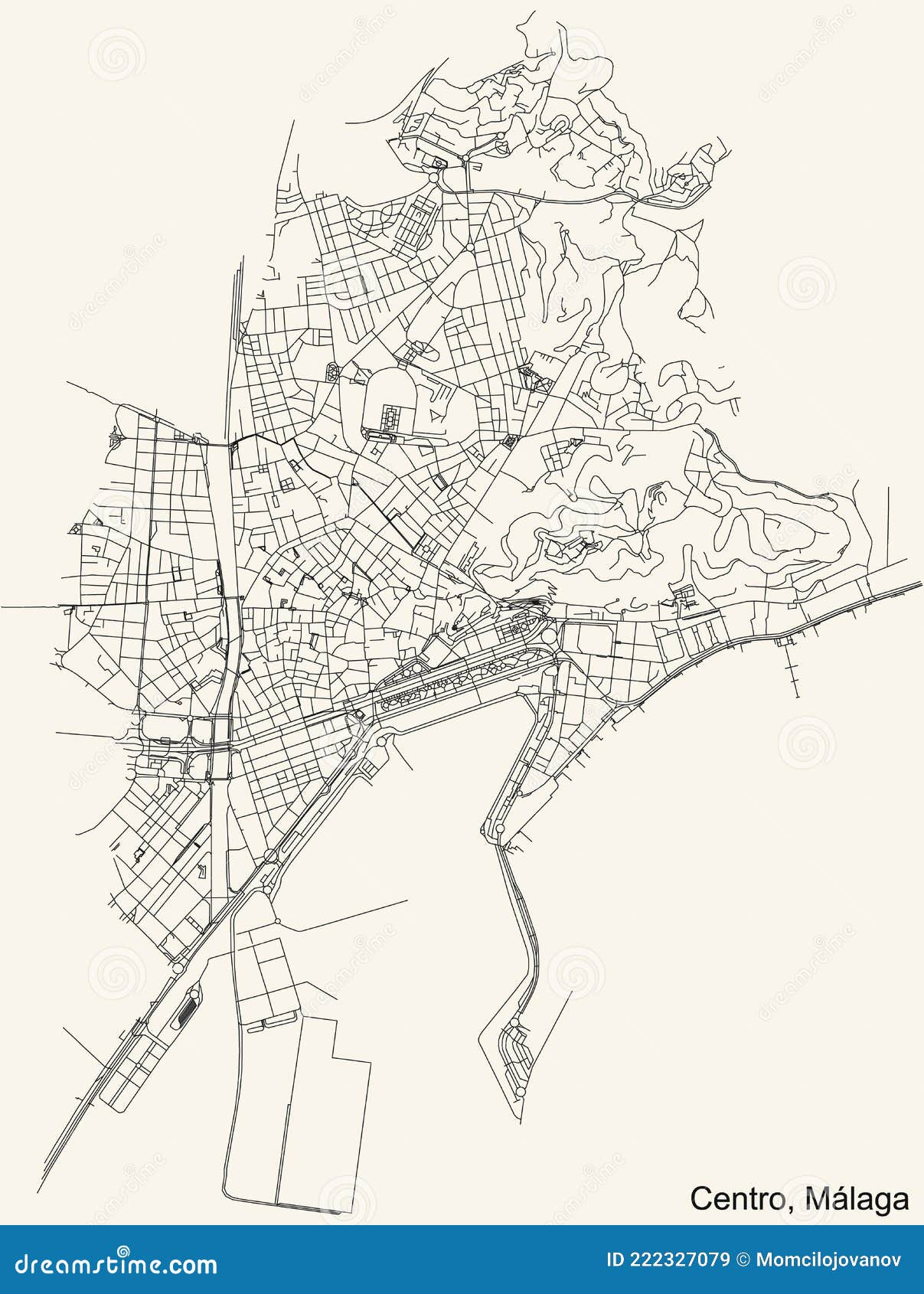 Mapa Antigo De Espanha E De Portugal - Arte vetorial de stock e