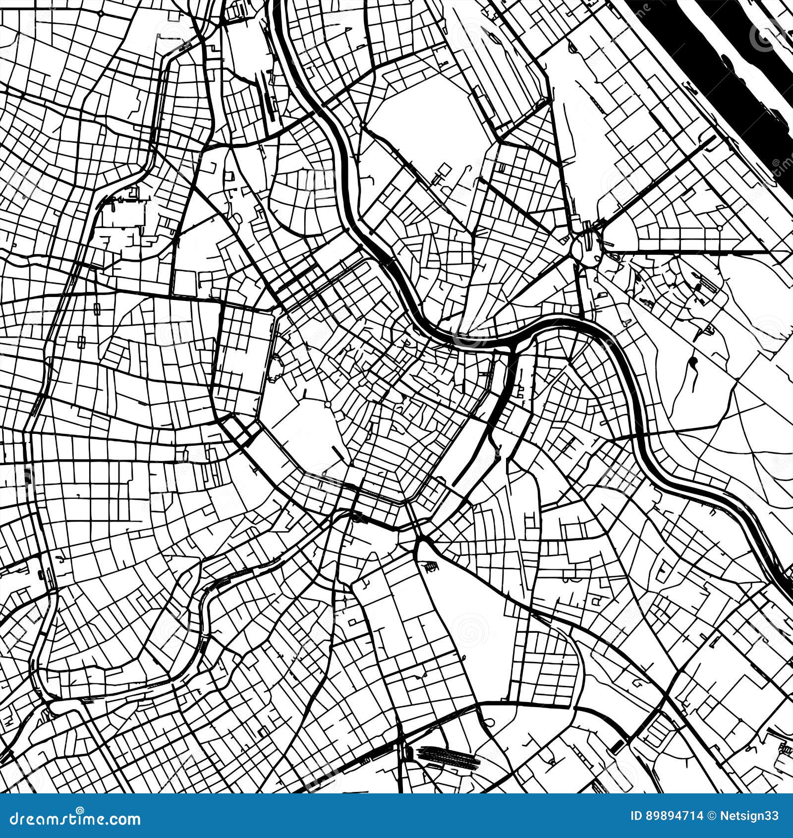 Mapa de Portugal black & white  Mapas de cidades e mapas do mundo para  parede