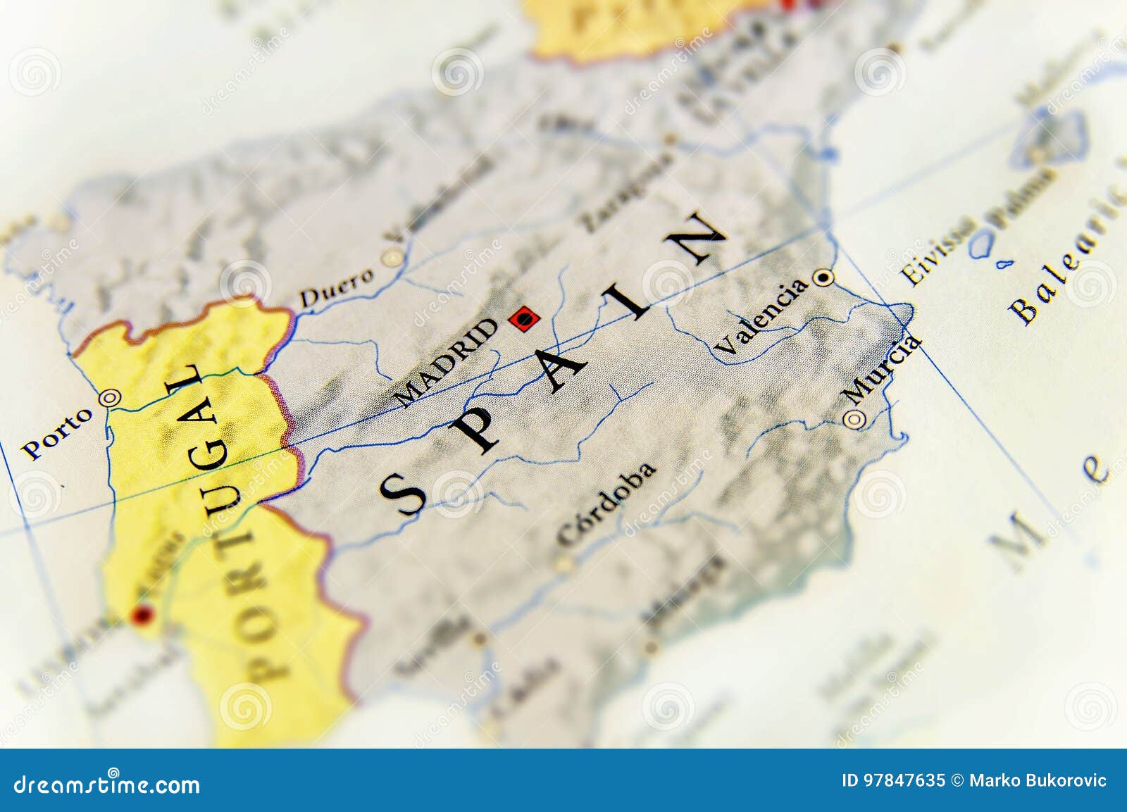 821 fotos de stock e banco de imagens de Mapa España Portugal