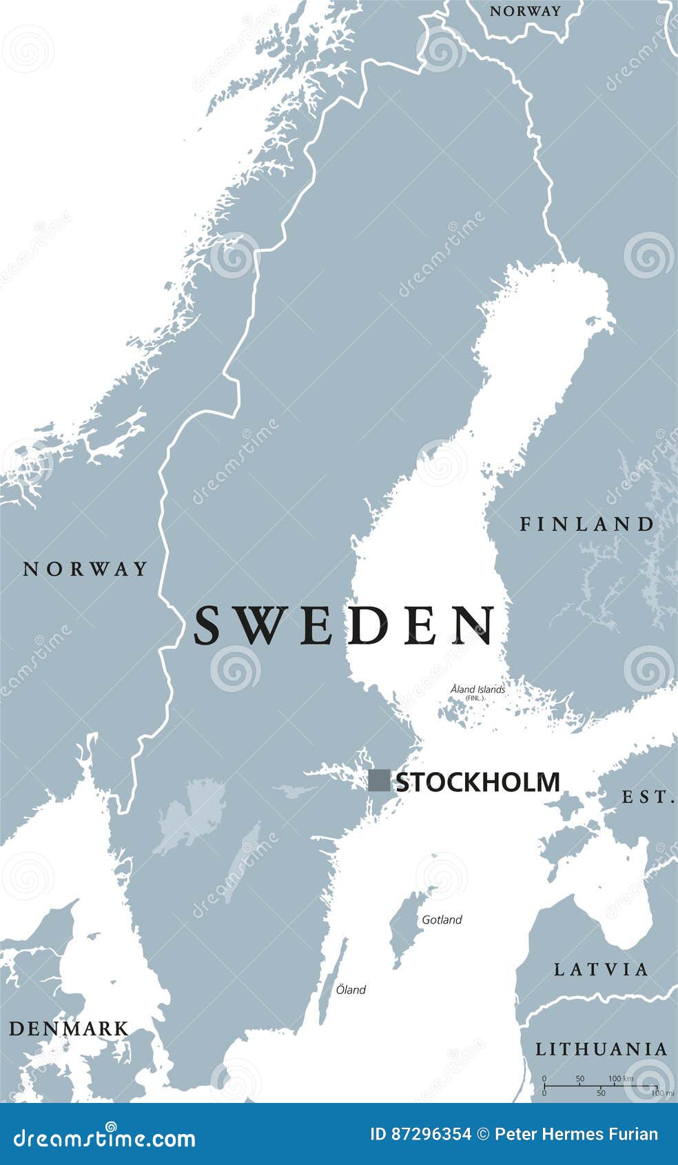 Mapa Detalhado Político De Escandinávia E Dos Países Báltico Ilustra??o Do  Vetor Ilustração do Vetor - Ilustração de detalhado, finlândia: 153084241